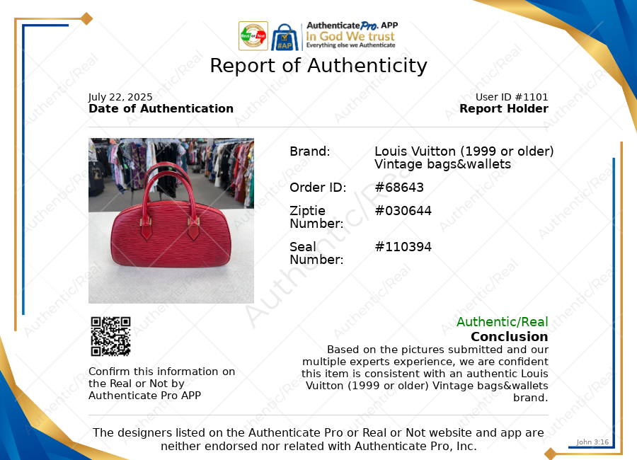 Handbag Luxury Designer By Louis Vuitton In Red, Size:Medium