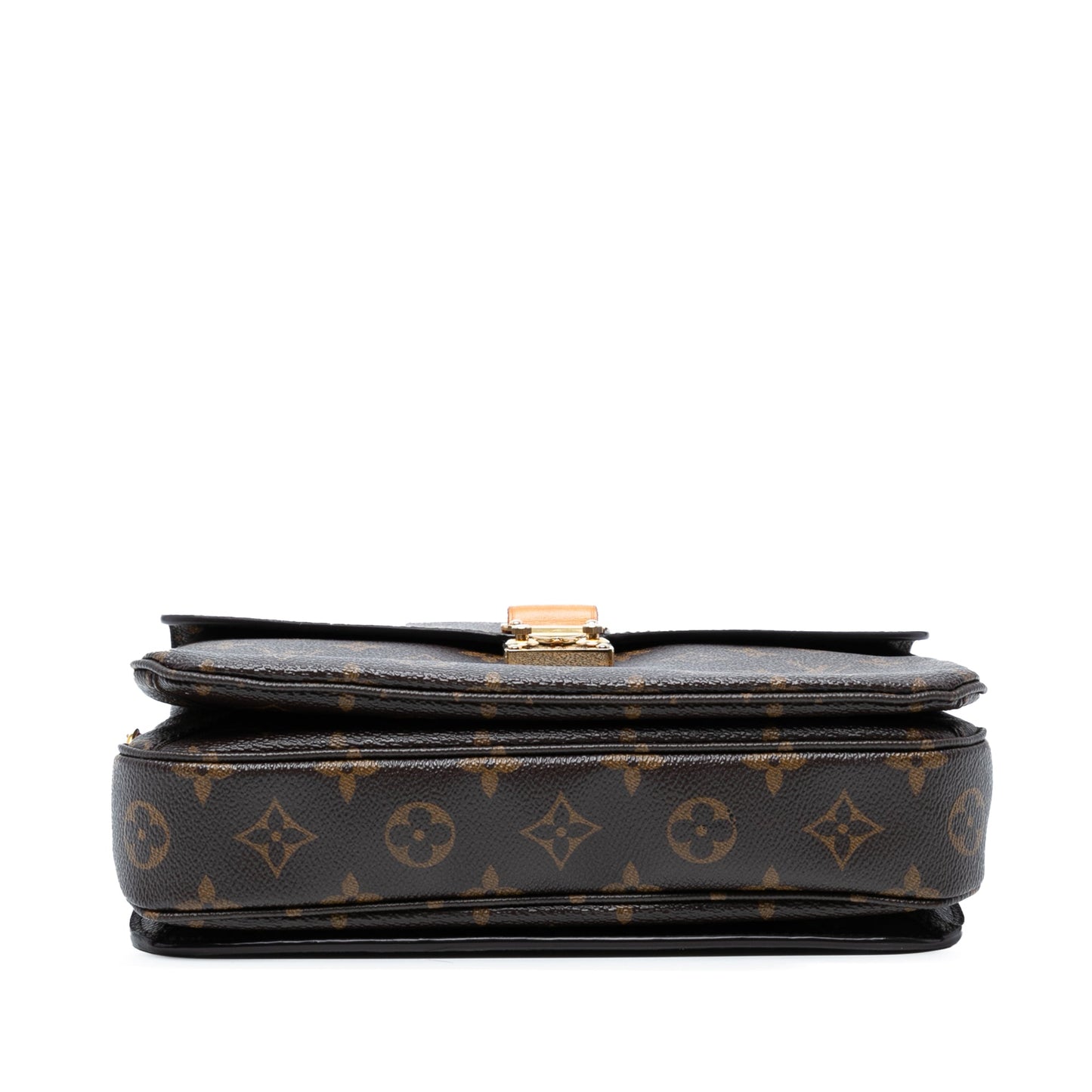 Brown Louis Vuitton Monogram Pochette Metis Satchel