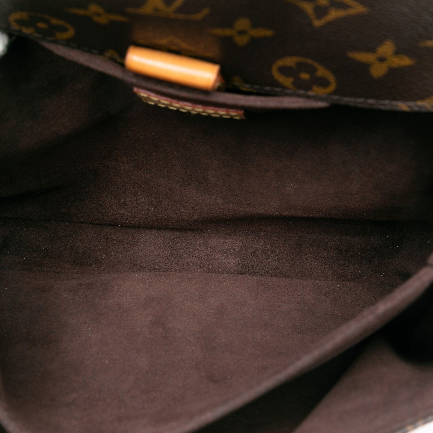 Brown Louis Vuitton Monogram Pochette Metis Satchel