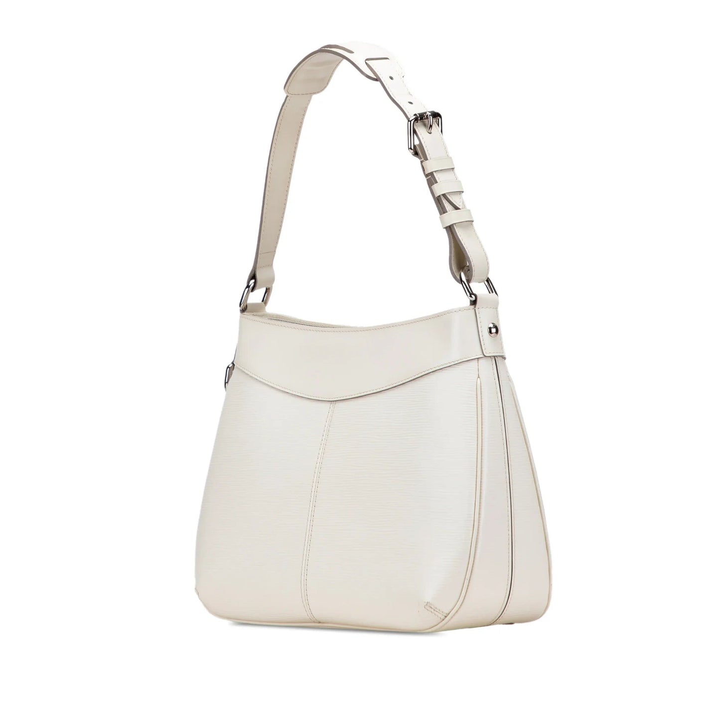 White Louis Vuitton Epi Turenne GM Shoulder Bag