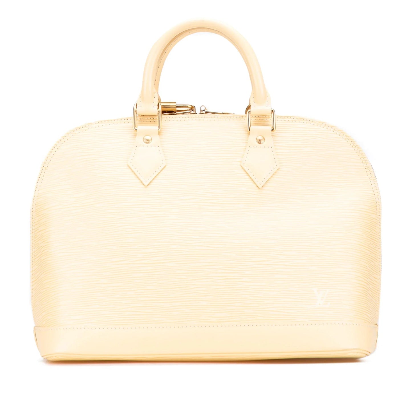 Tan Louis Vuitton Epi Alma PM Handbag