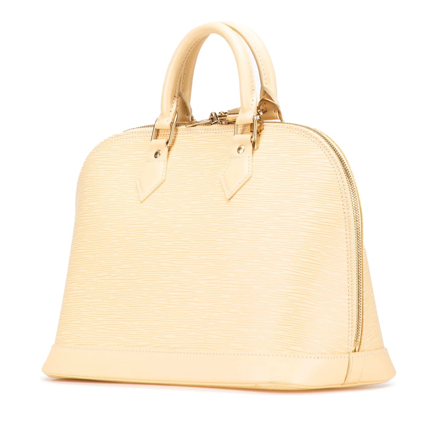 Tan Louis Vuitton Epi Alma PM Handbag