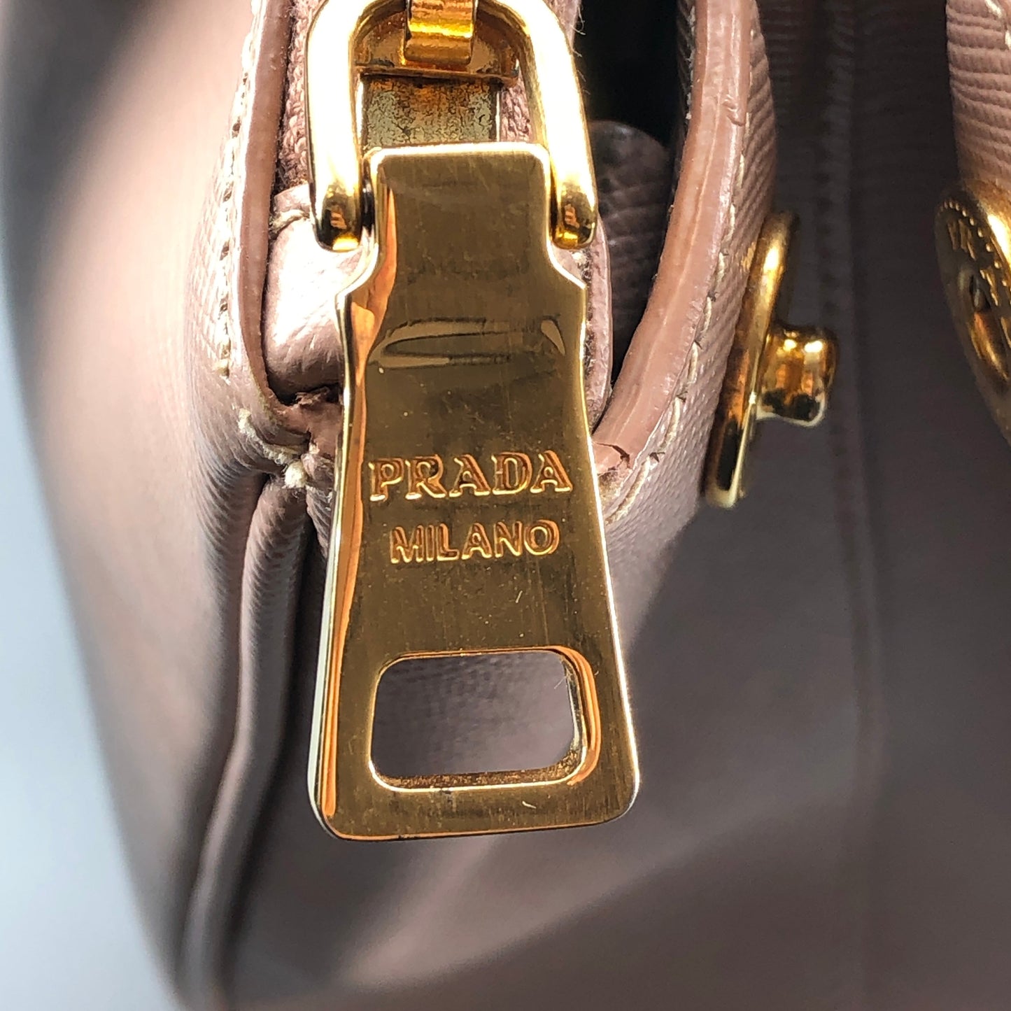 Prada Nude Saffiano Leather Galleria Large Tote Bag