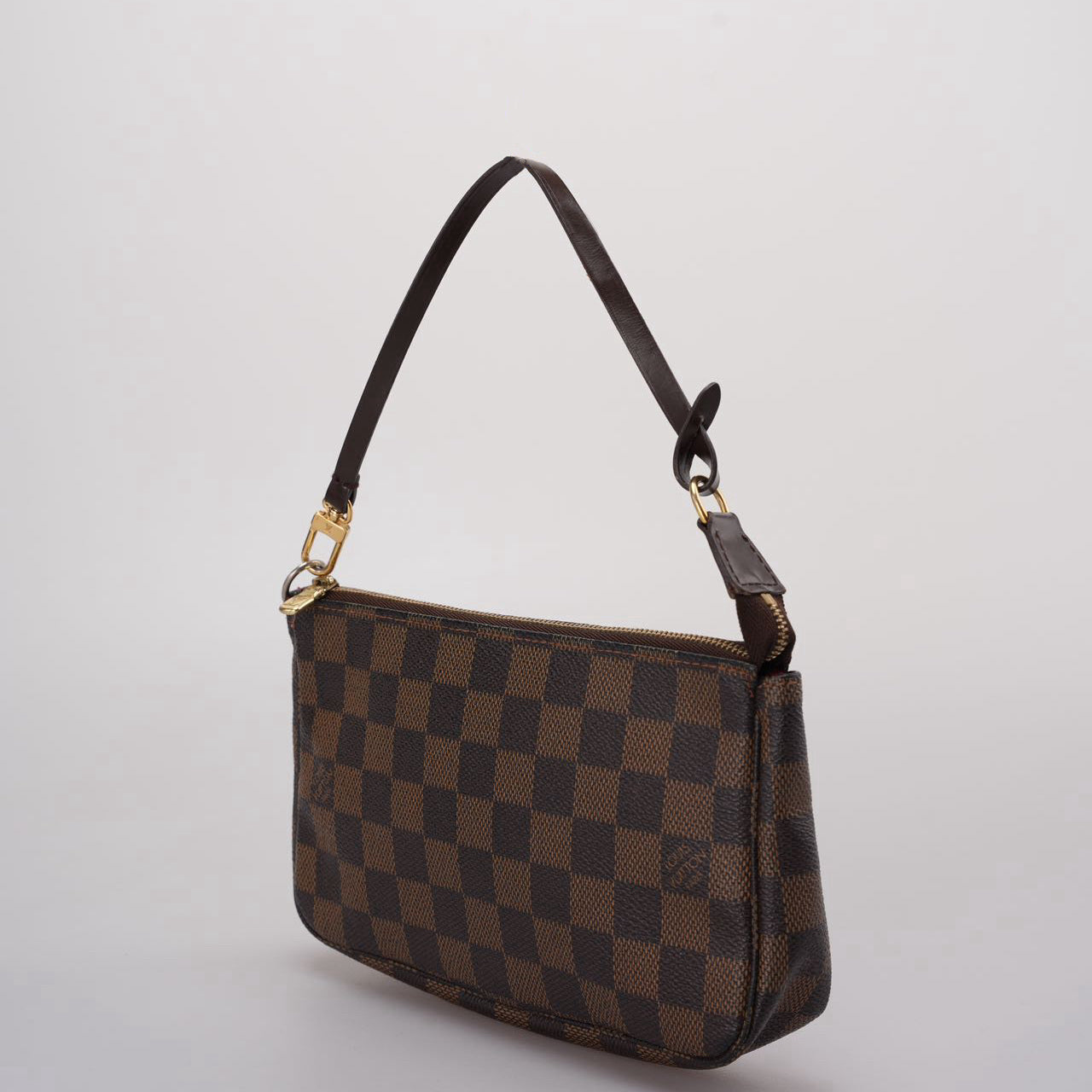 Louis Vuitton Damier Navona Leather Fabric Brown Handbag