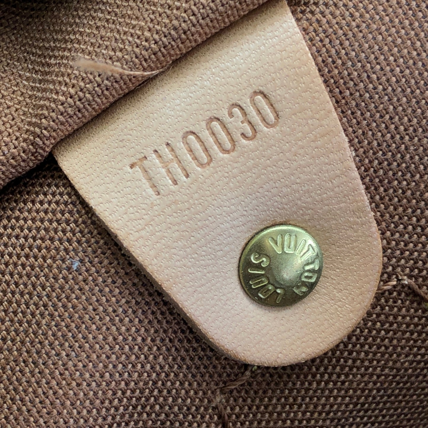 Louis Vuitton 30 Handbag Brown Monogram