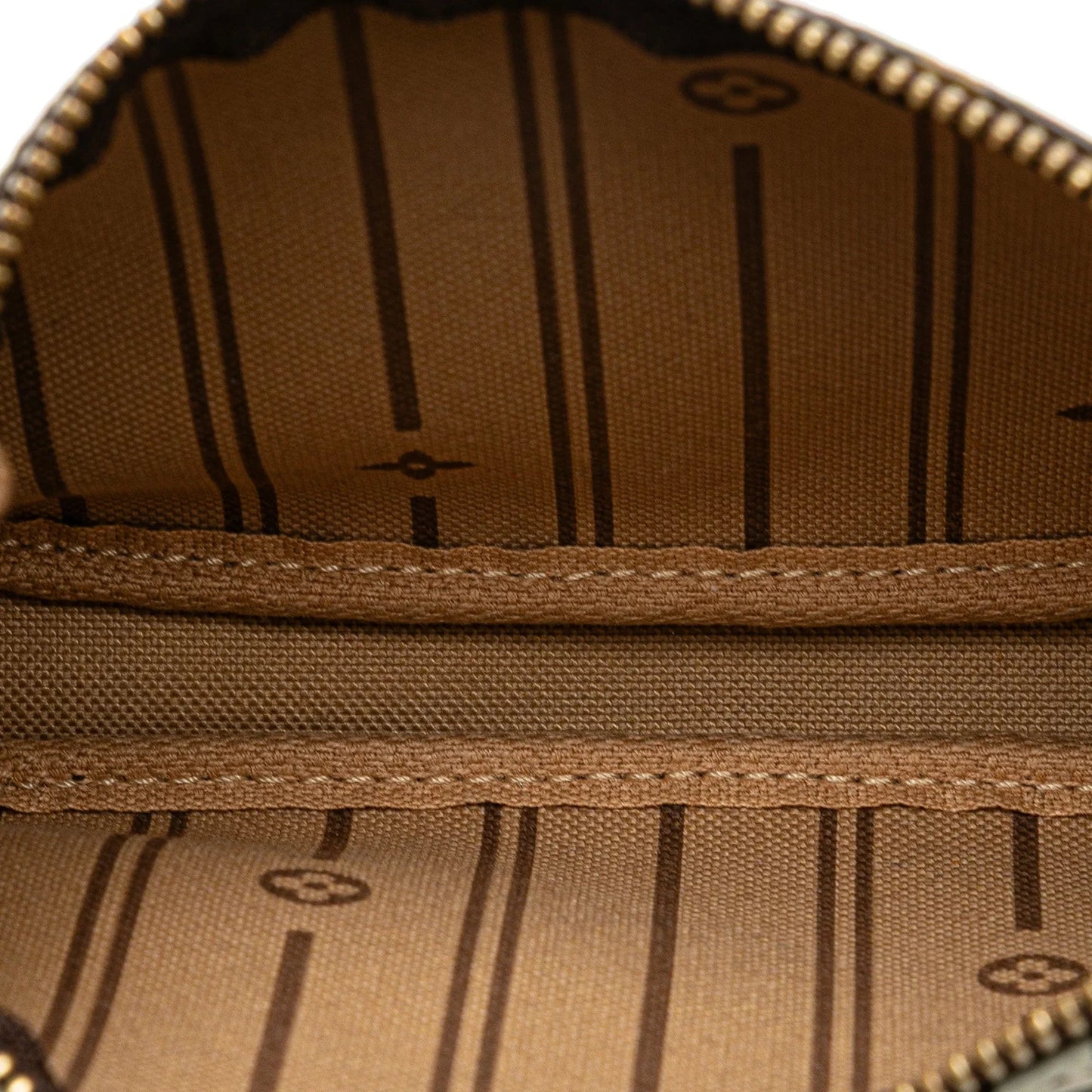 Brown Louis Vuitton Monogram Patch Mini Pochette Accessoires Handbag