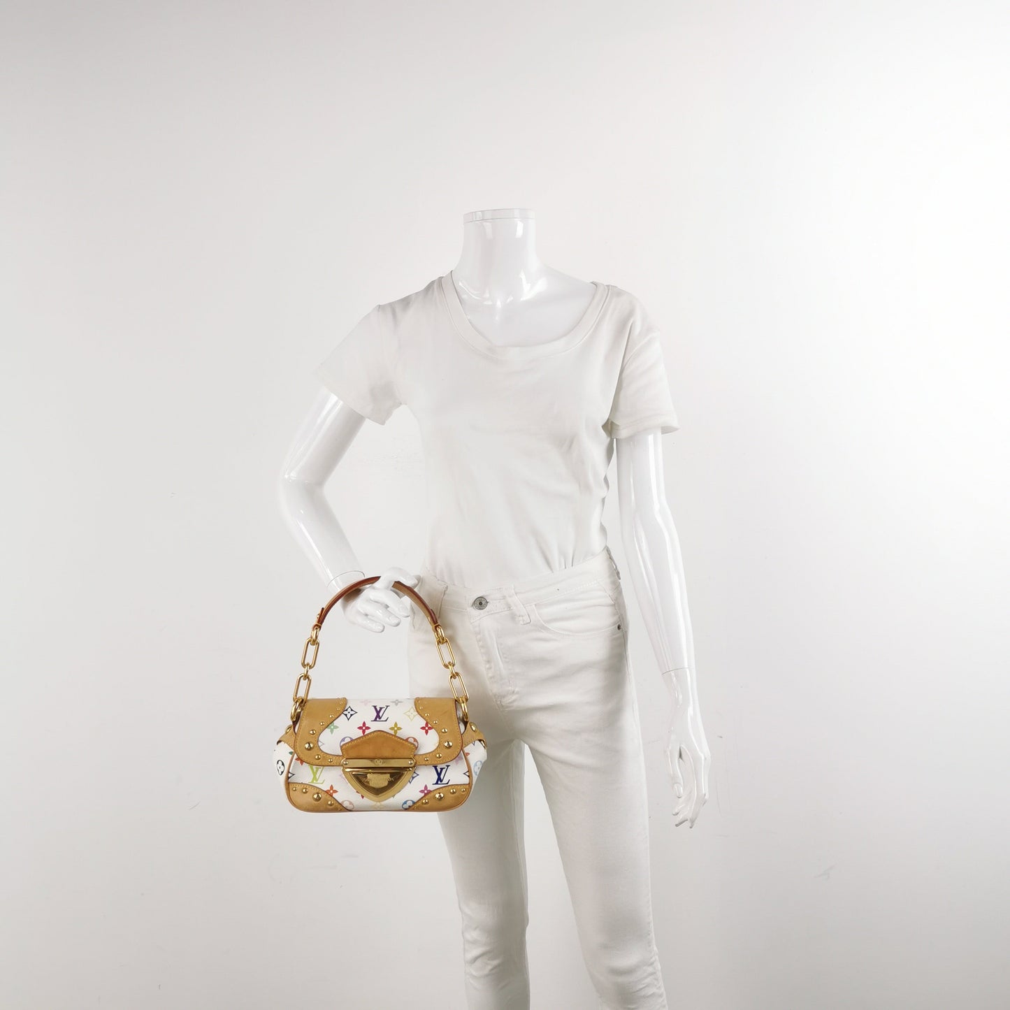 Louis Vuitton x Takashi Murakami Marilyn Small White Multicolor
