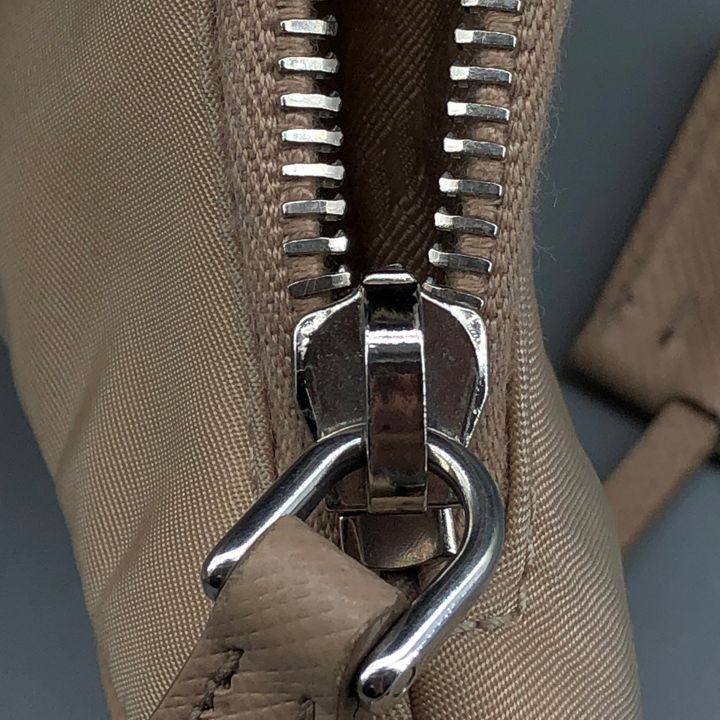Prada Re-Nylon Classic Hobo Shoulder Bag Beige