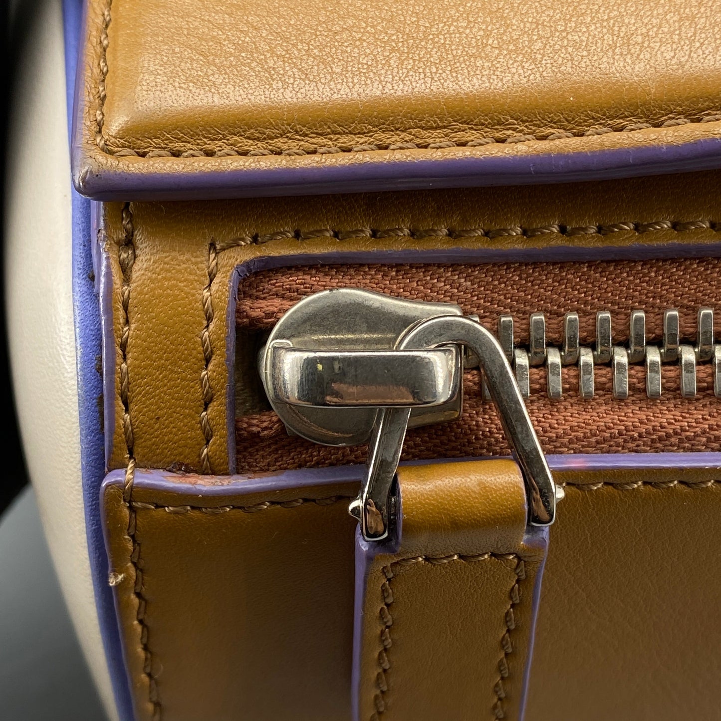 Givenchy Pandora Pure Crossbody Bag Caramel Purple White