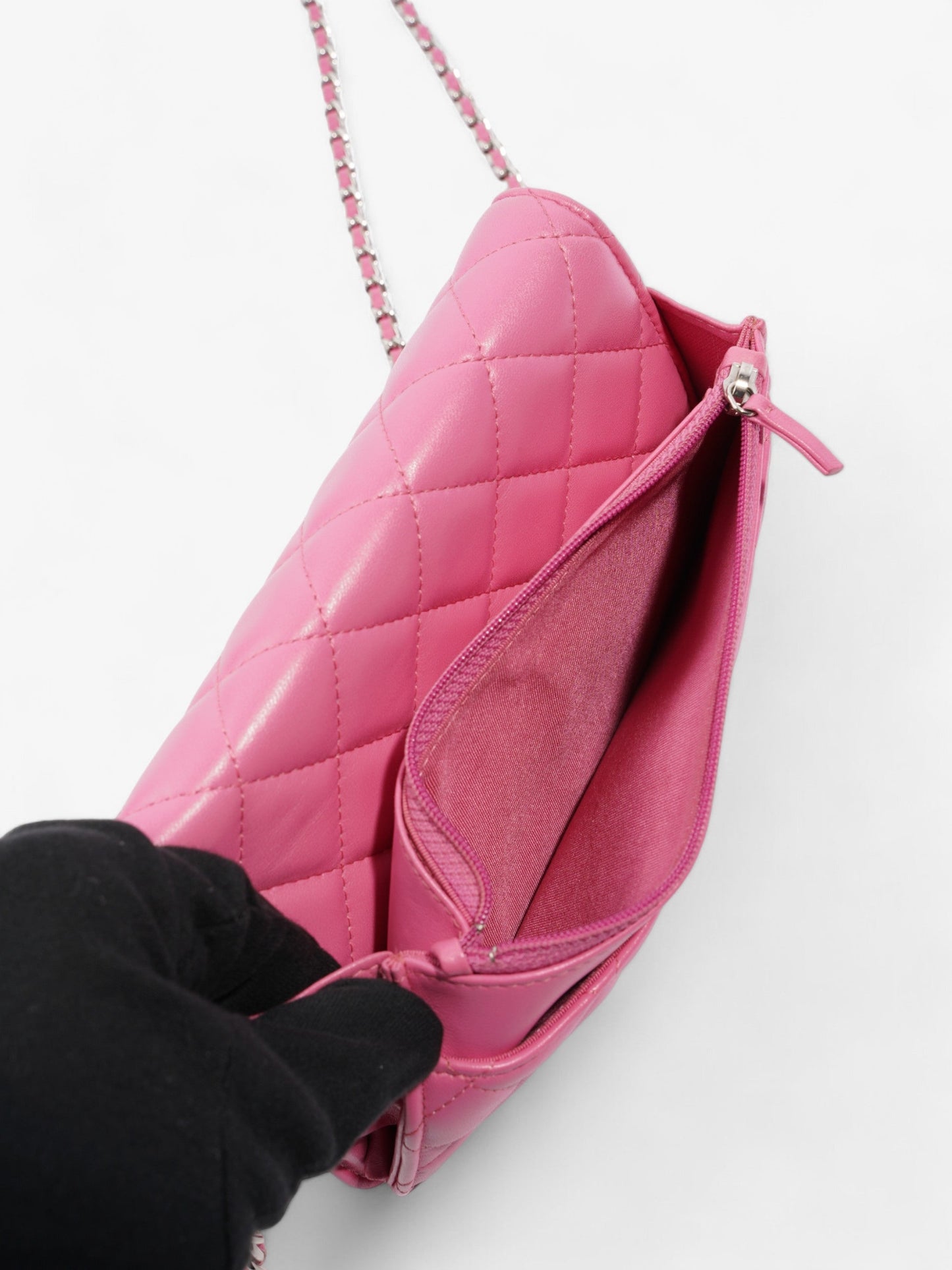 Chanel Wallet On Chain Pink Caviar Leather