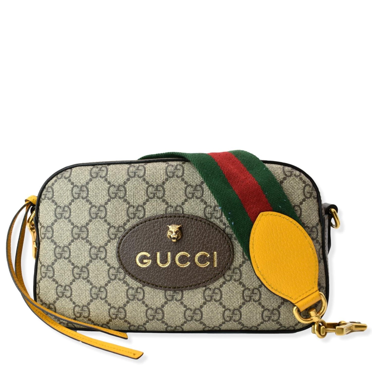 GUCCI Neo   GG Supreme Canvas Messenger Bag Beige 476466