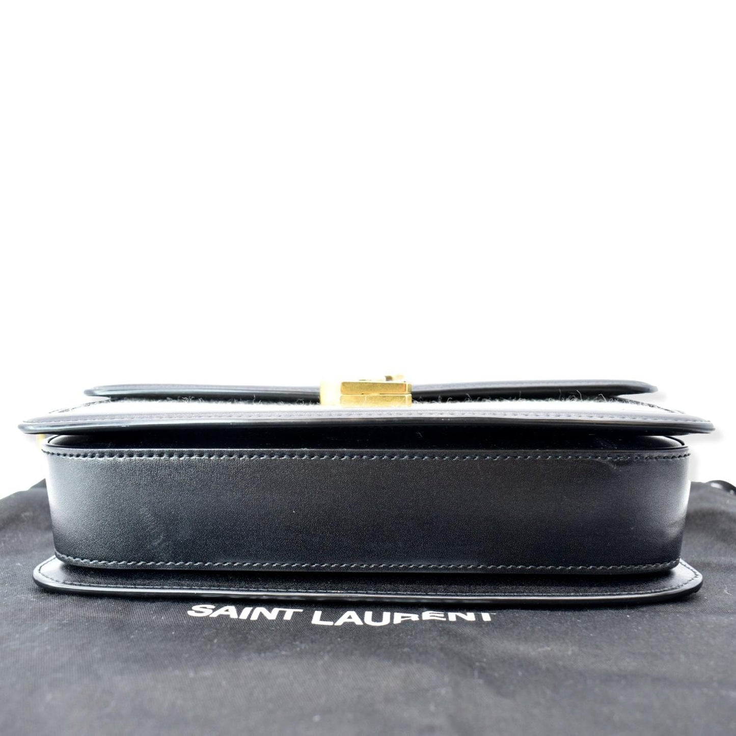 Yves Saint Laurent Solferino Medium Canvas and Leather Shoulder Bag White