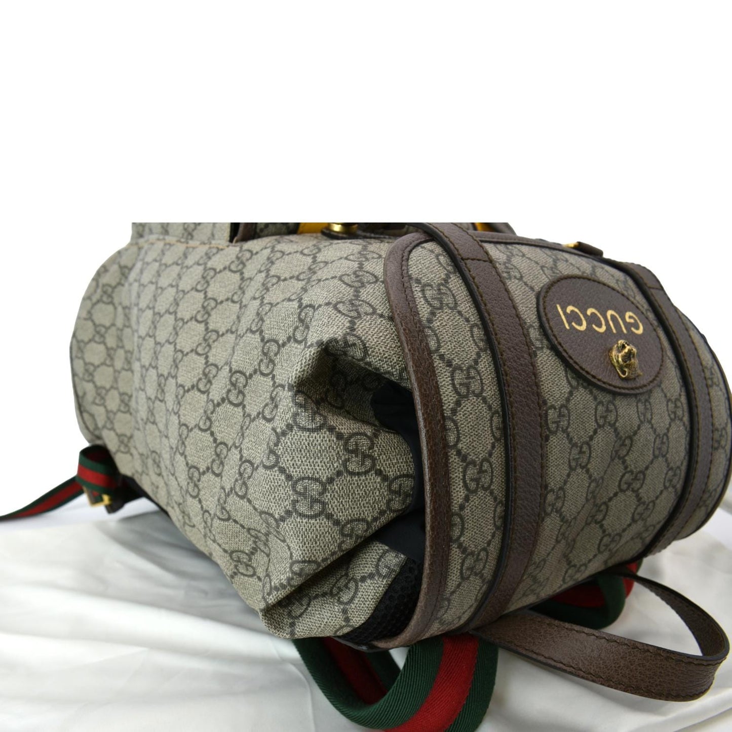 GUCCI Soft GG Supreme Canvas Backpack Bag Beige 473869