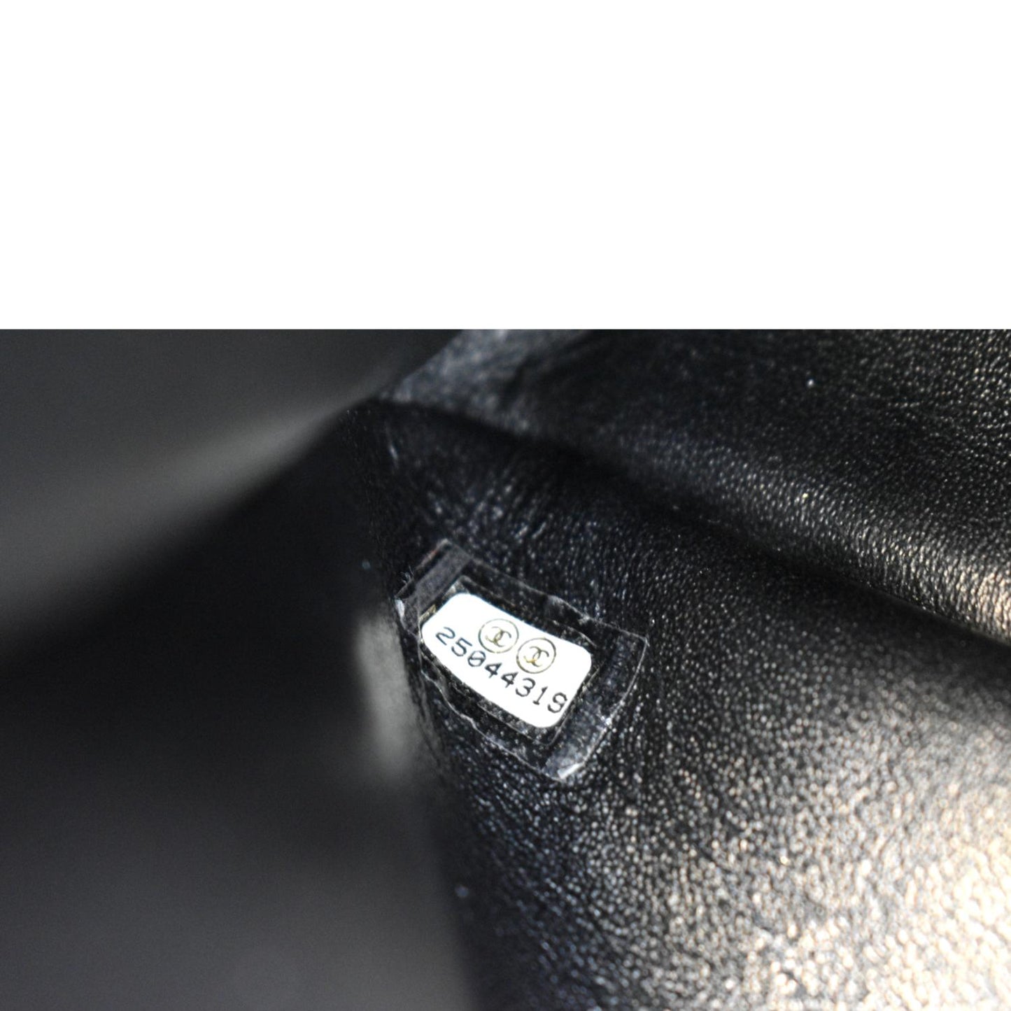 CHANEL Classic Double Flap Caviar Leather Shoulder Bag Black