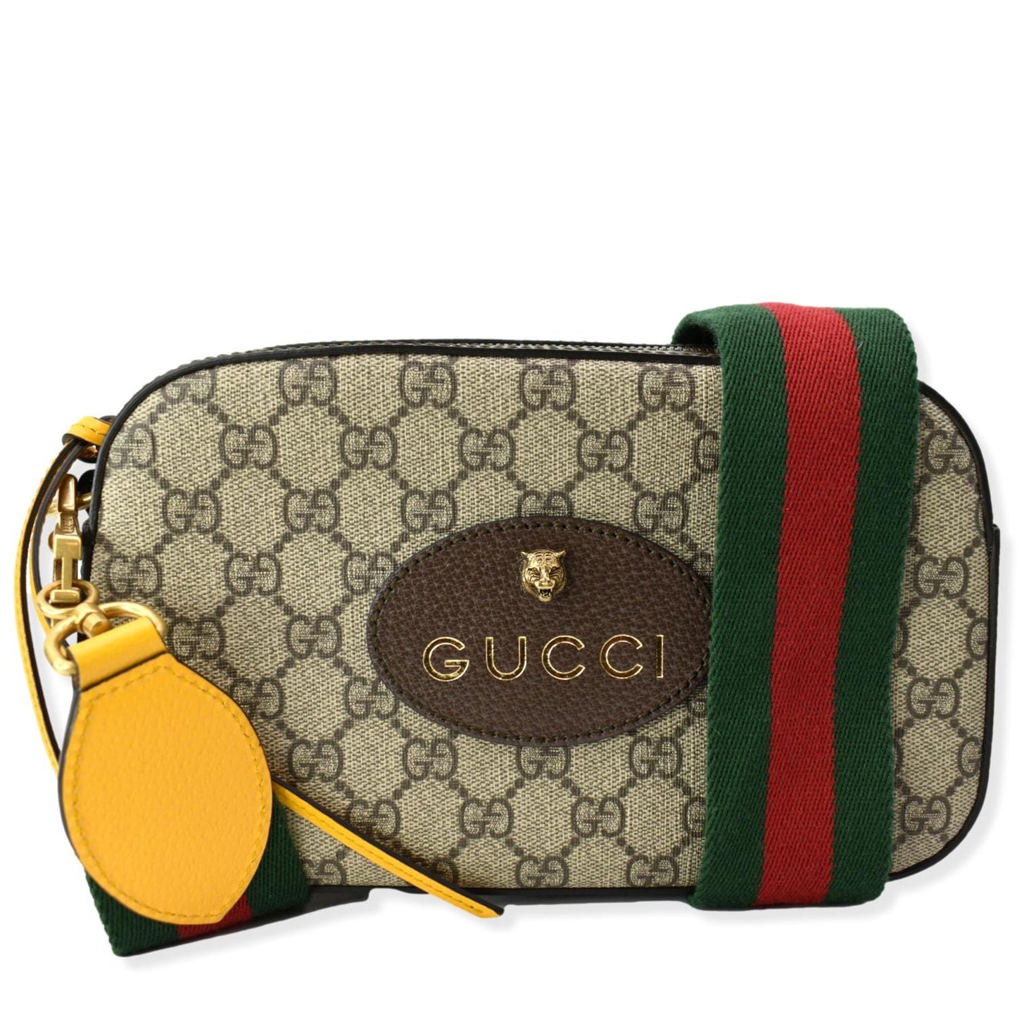 GUCCI Neo   GG Supreme Canvas Messenger Bag Beige 476466