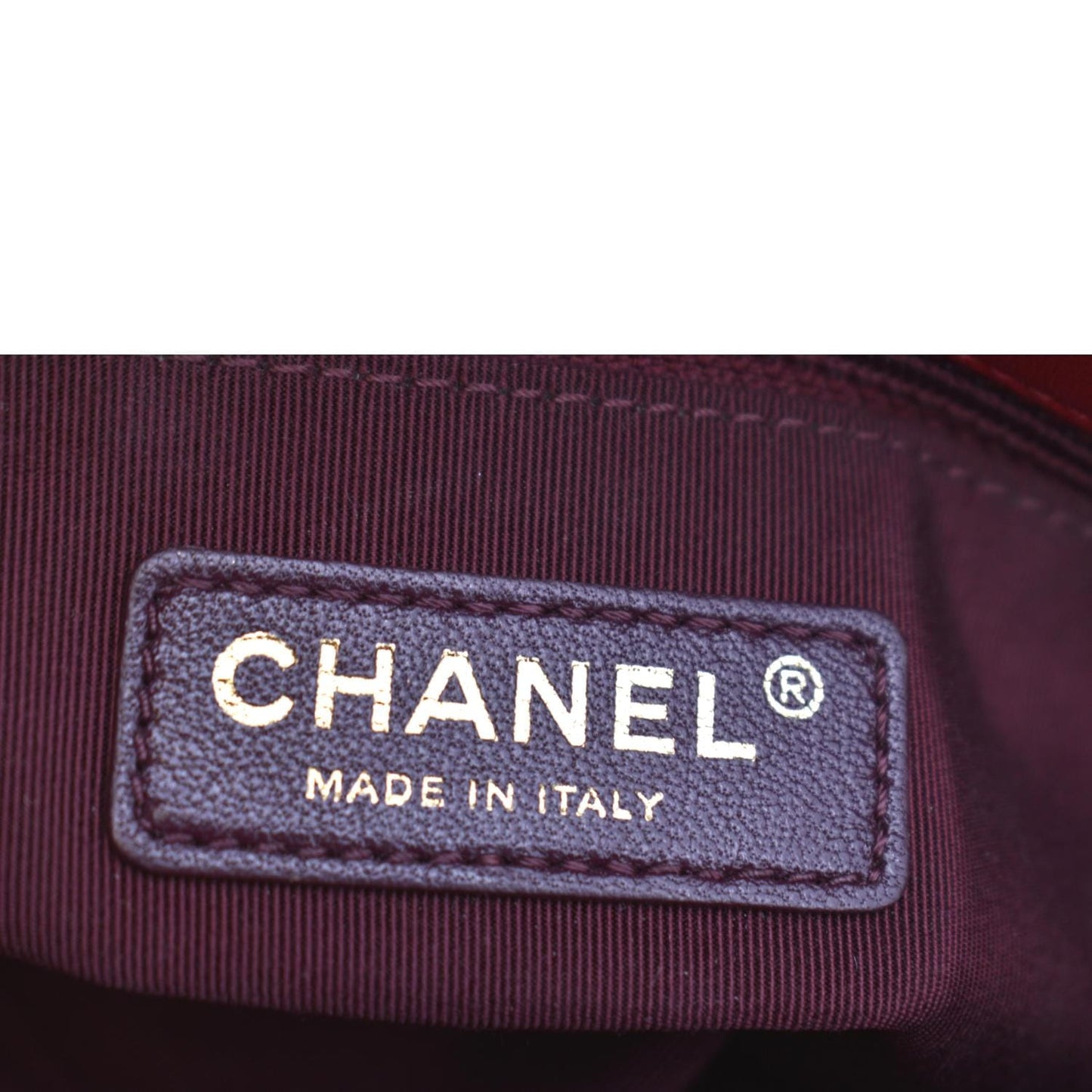 CHANEL Mademoiselle  Flap Sheepskin Leather Shoulder Bag Red