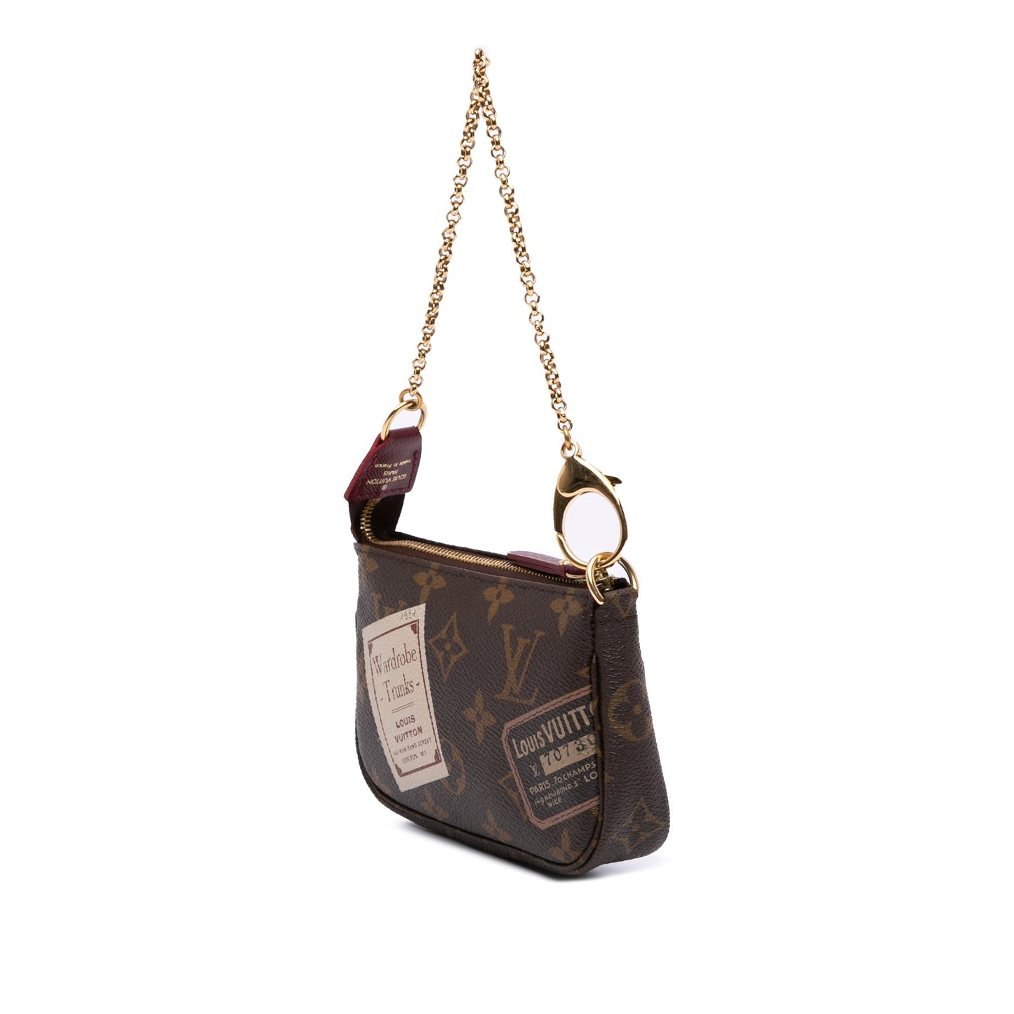 Brown Louis Vuitton Monogram Trunks & Bags Mini Pochette Accessoires Handbag