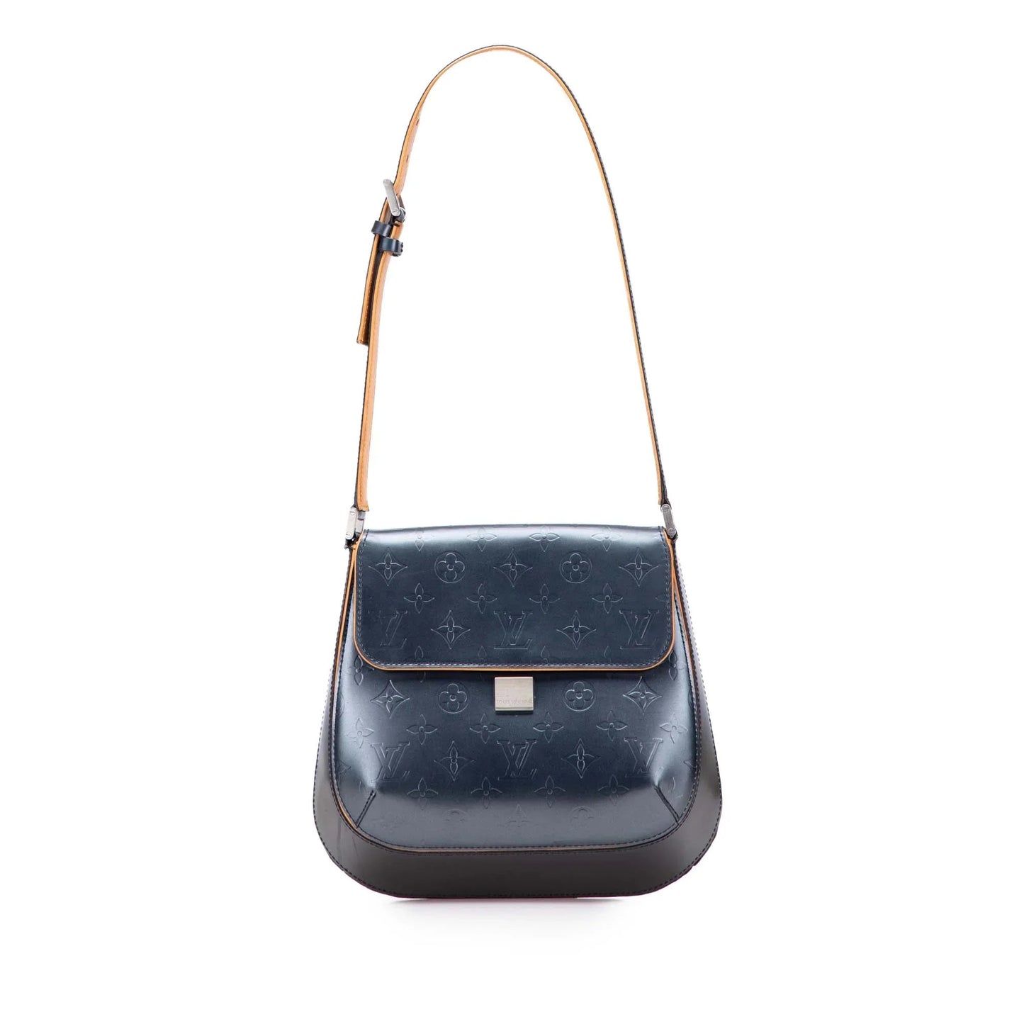 Blue Louis Vuitton Monogram Mat Webster Street Shoulder Bag