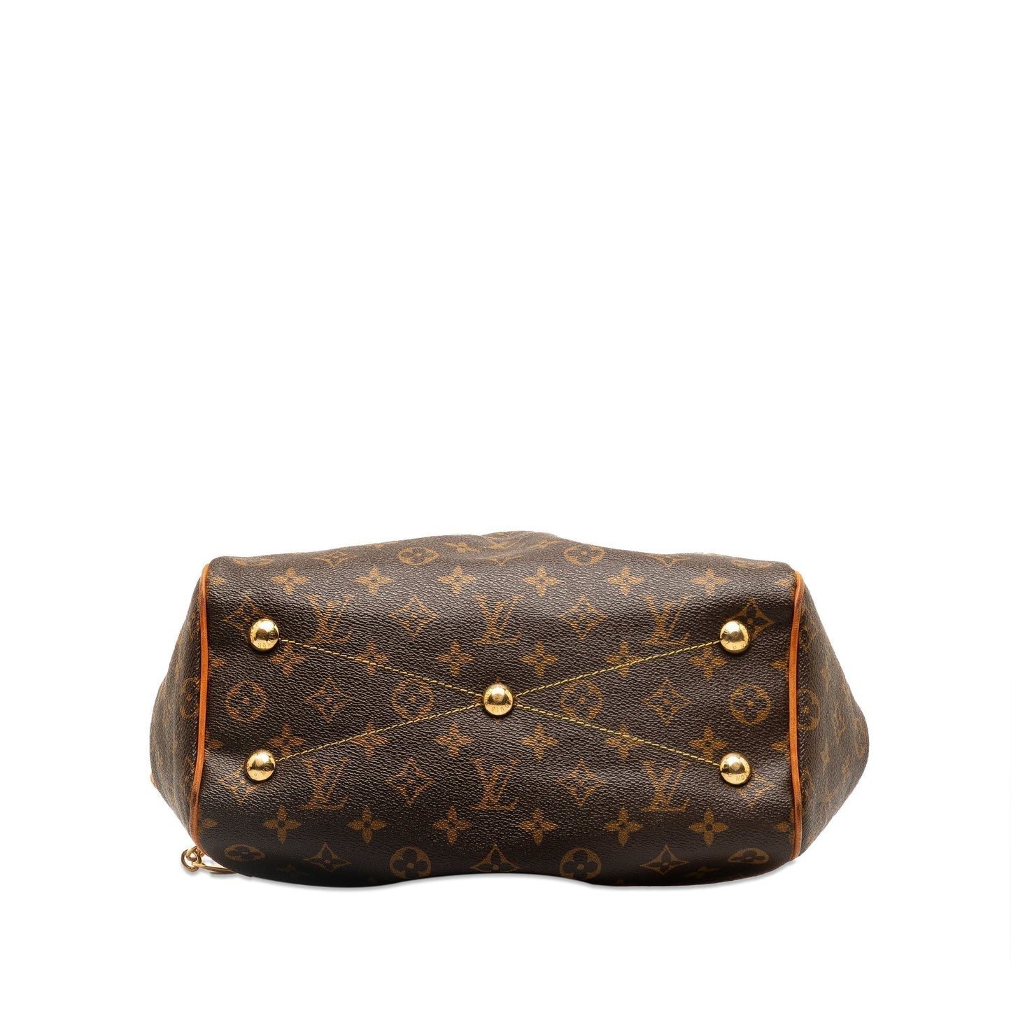 Brown Louis Vuitton Monogram Tivoli PM HandBag
