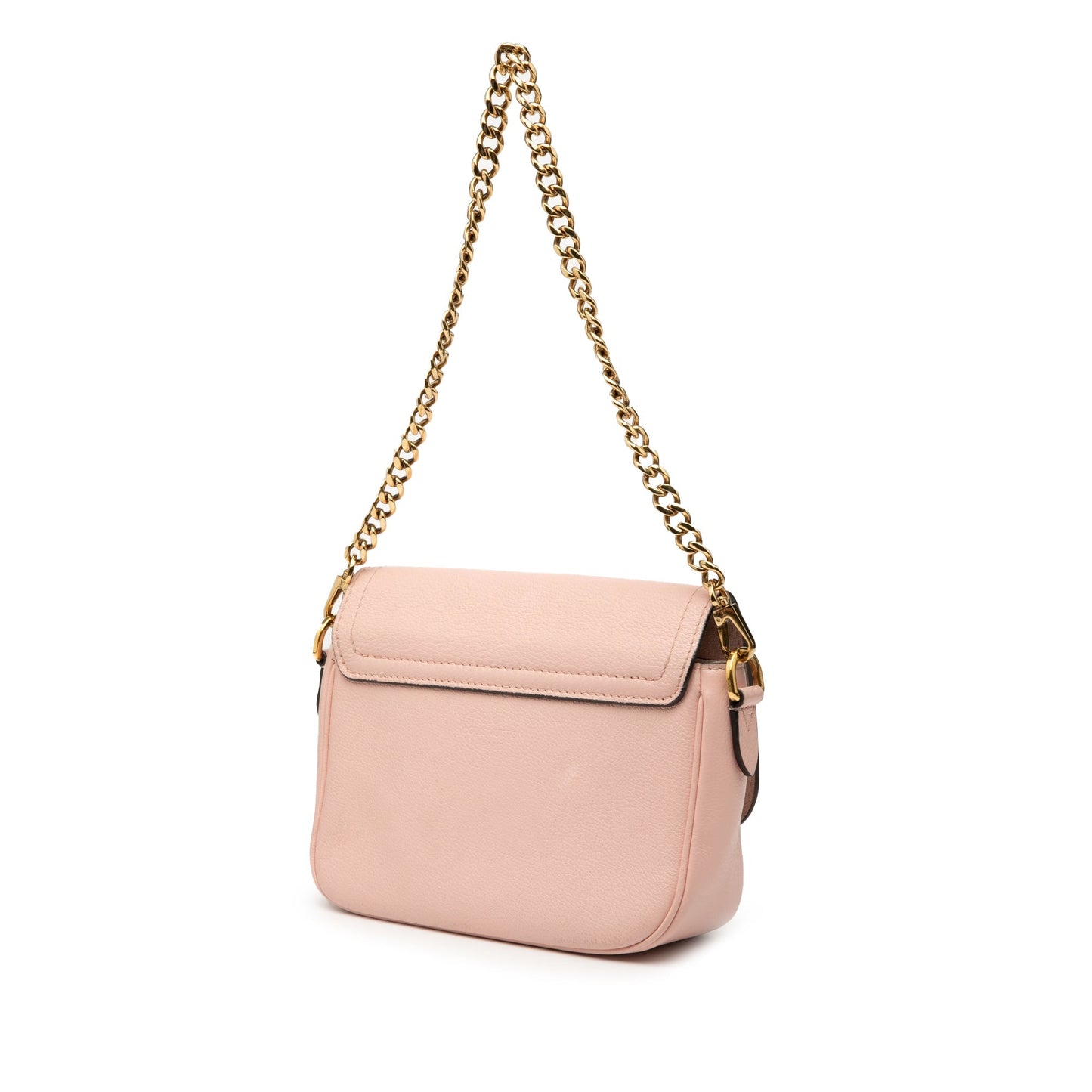 Pink Louis Vuitton Grained Calfskin Lockme Tender Satchel