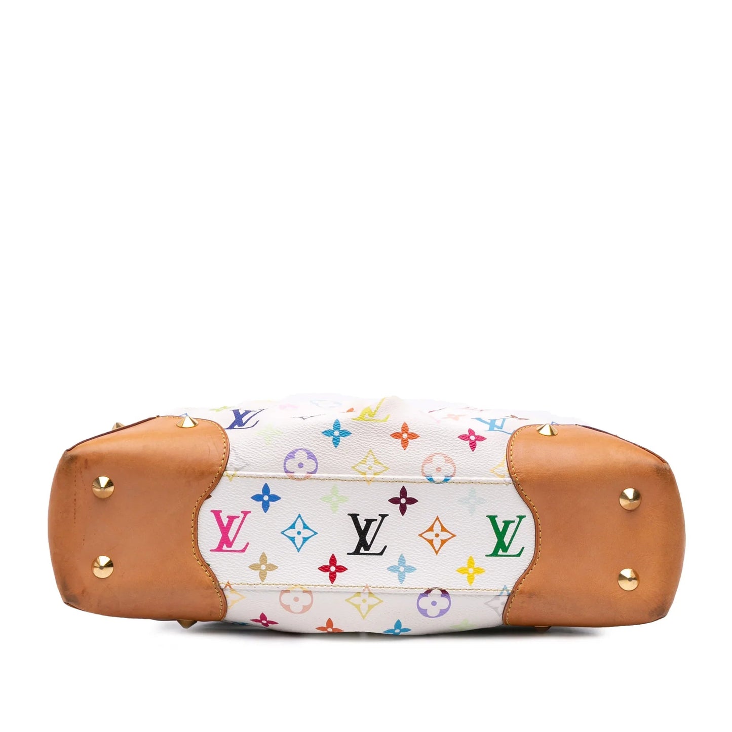 White Louis Vuitton Monogram Multicolore Judy MM Satchel
