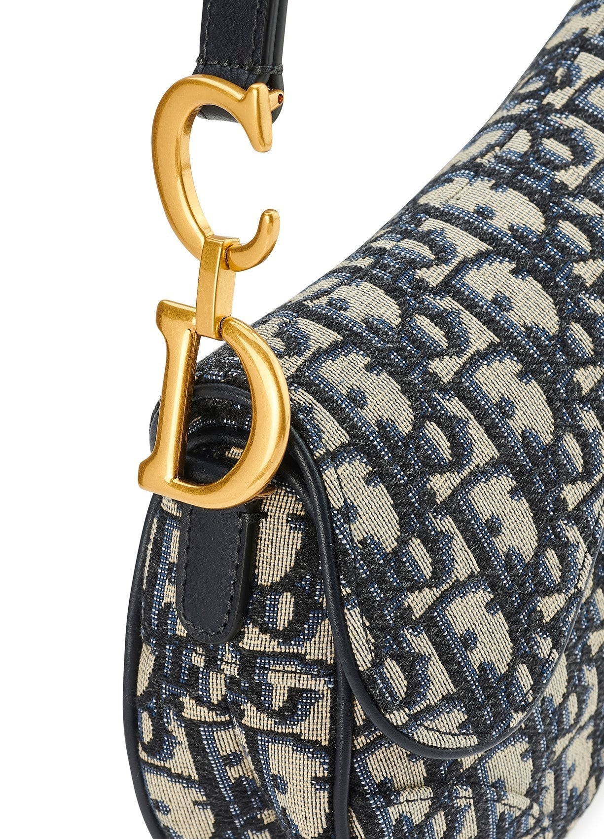 DIOR OBLIQUE JACQUARD MINI SADDLE BAG