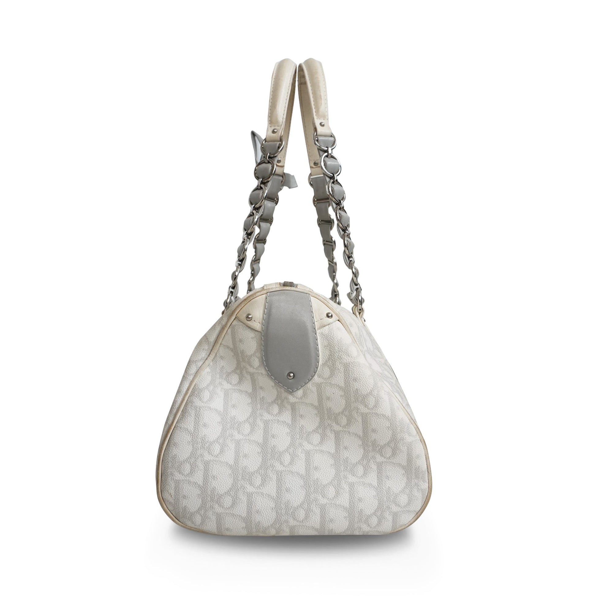 Dior Monogram Chain Leather Shoulder Bag