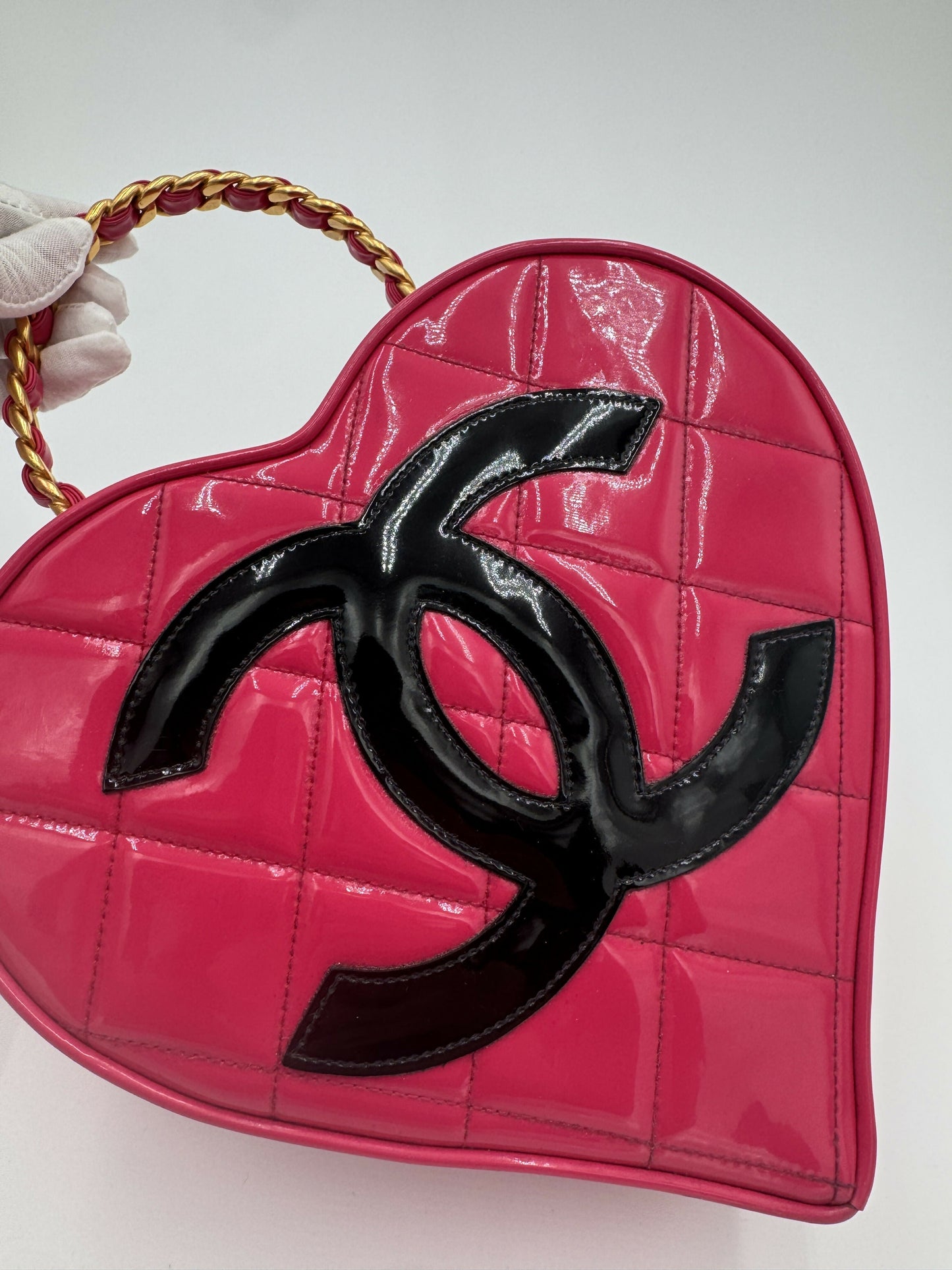 Chanel 1995  Barbie Barbie/Pink Heart Vanity Bag