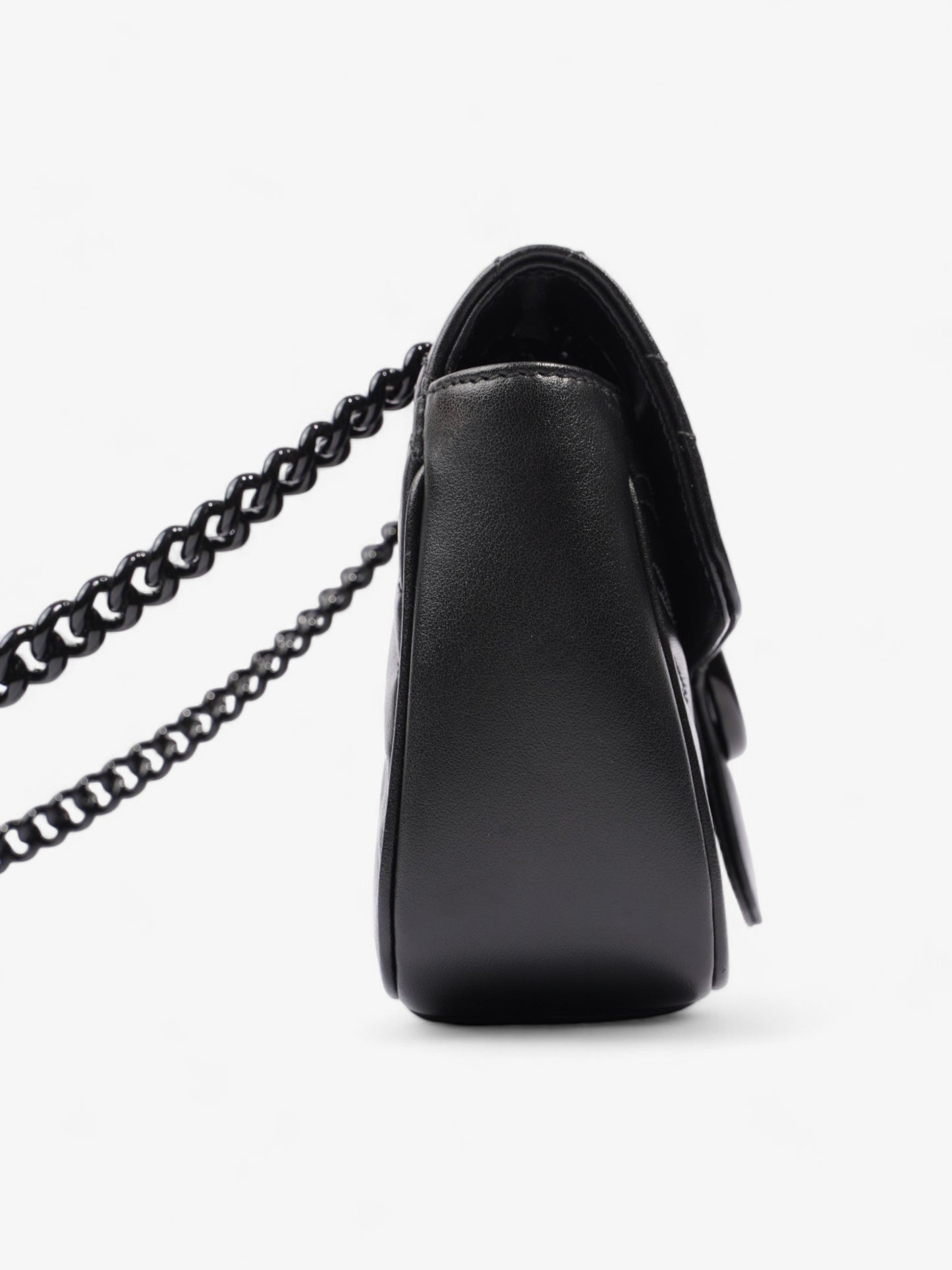 Gucci GG Marmont Black Matelasse Leather Mini