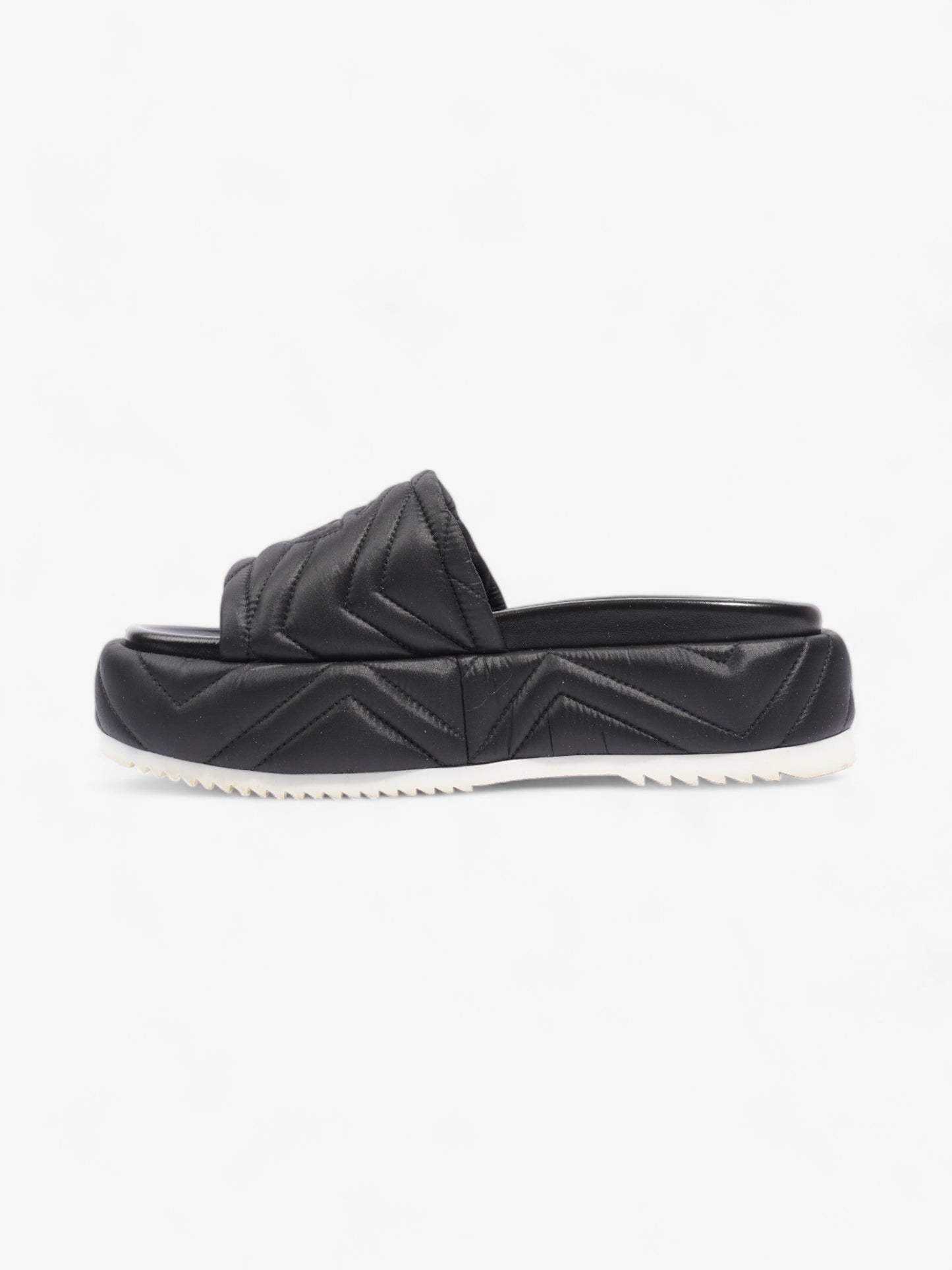 Gucci Angelina GG Platform Black Faux Leather EU 39 UK 6