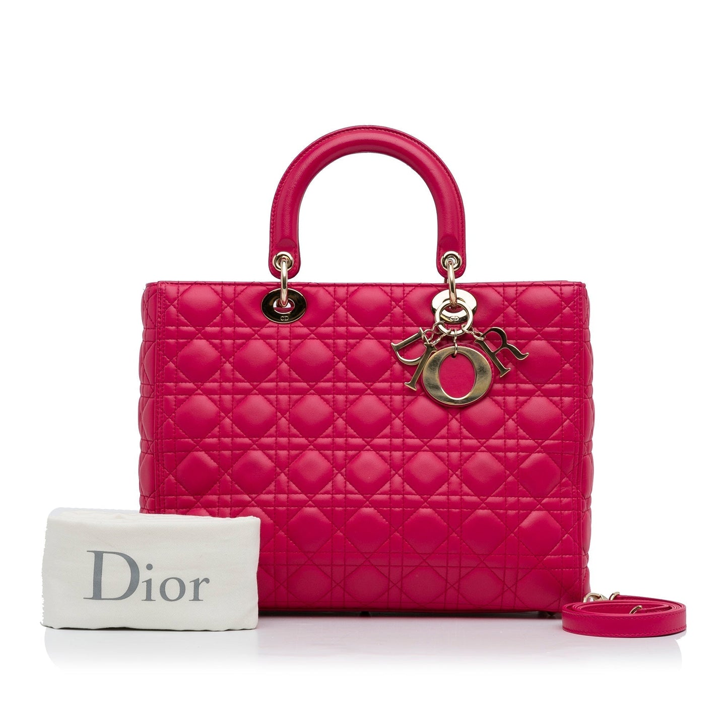 Dior Lady Dior Quilted Leather Shoulder Bag