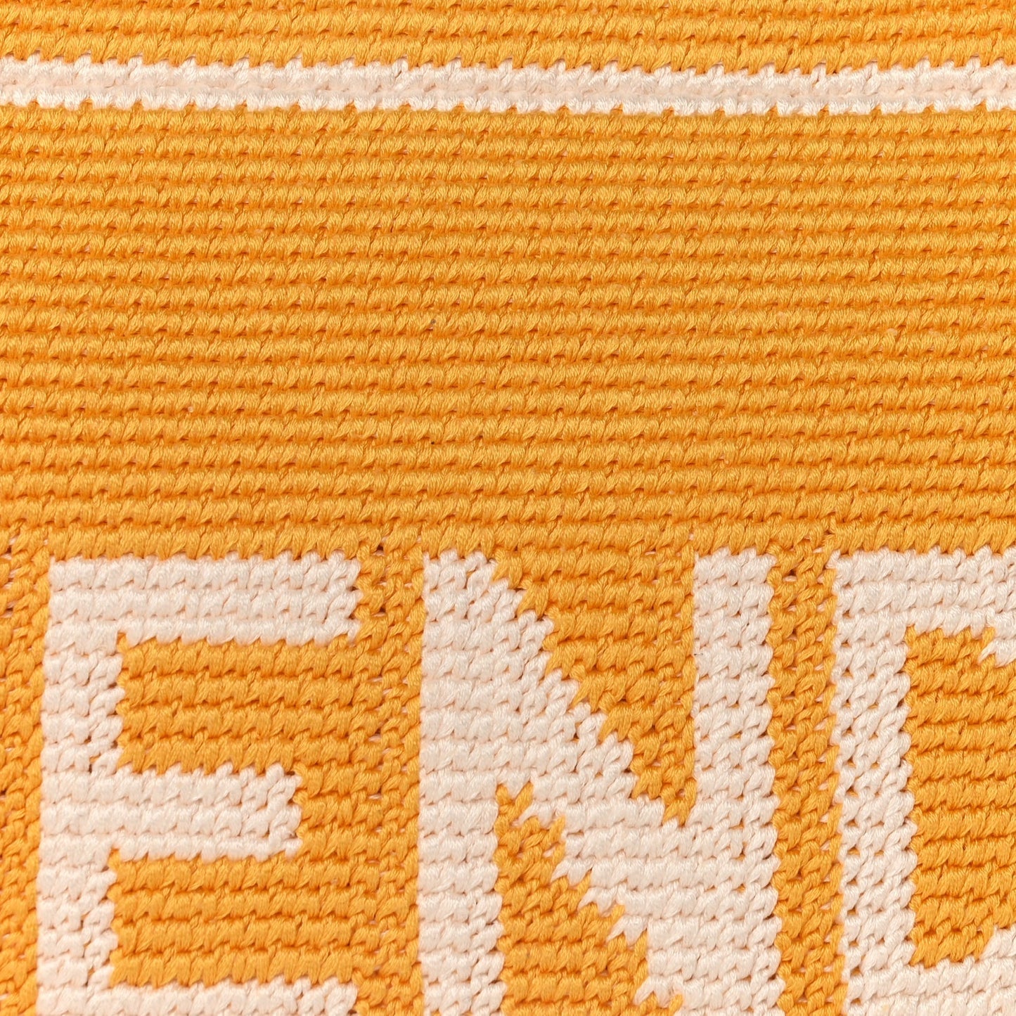Fendi Crochet Vitello King Logo Plexiglass Medium Fendi Sunshine Shopper Tote Mimosa Panna