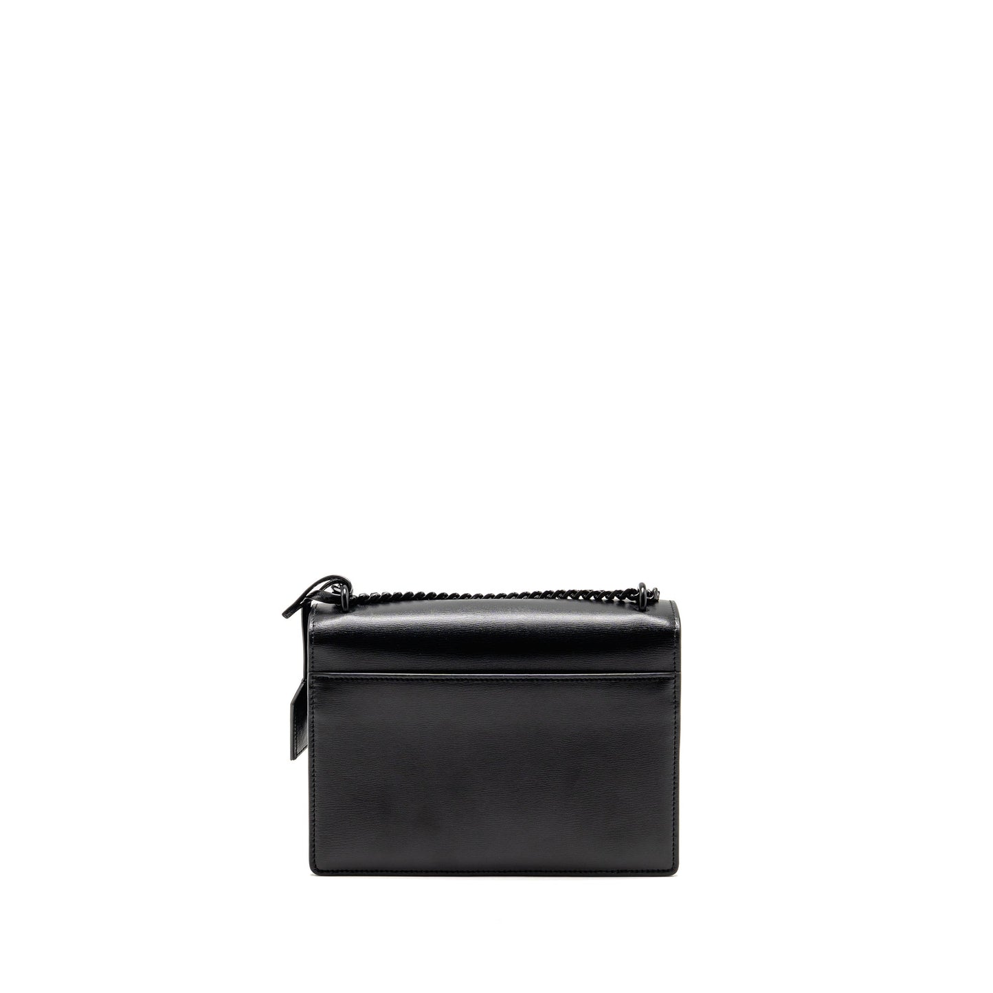 Saint Laurent / Medium Sunset Purse Black Calfskin Black Hardware