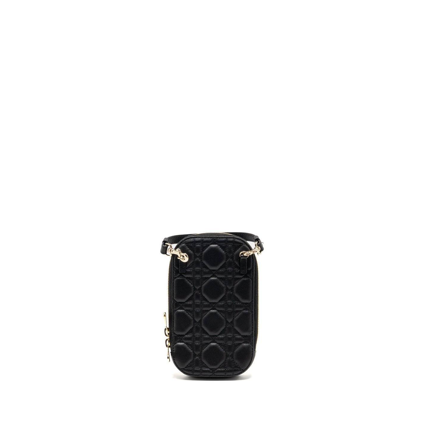 Dior lady dior Call’in Dior phone holder lambskin black