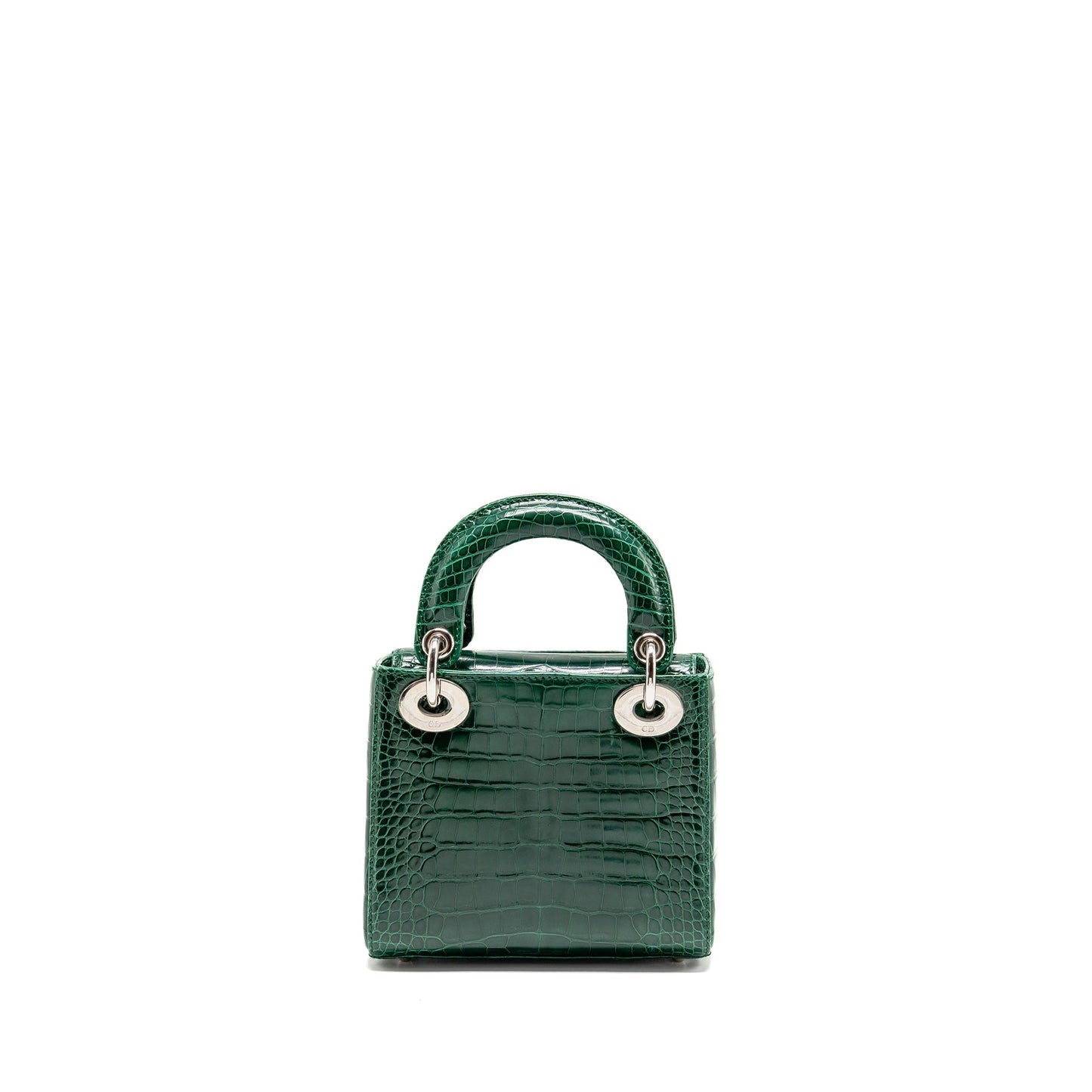Dior Mini Lady Dior Crocodile Green