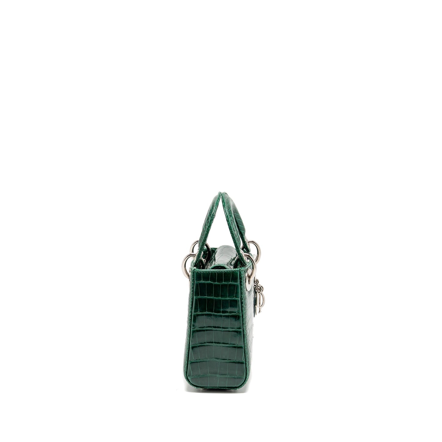 Dior Mini Lady Dior Crocodile Green