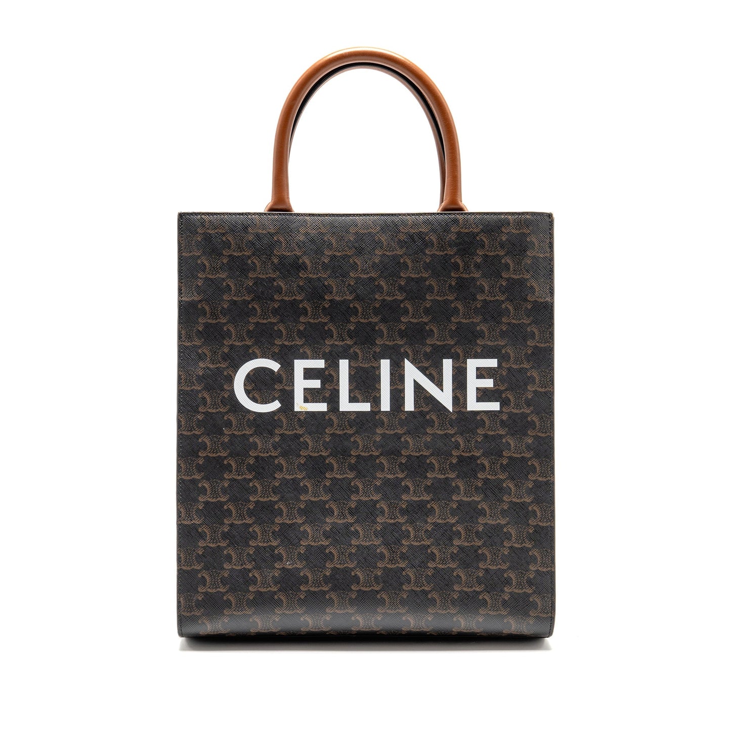 CELINE Vertical Cabas Triomphe Canvas