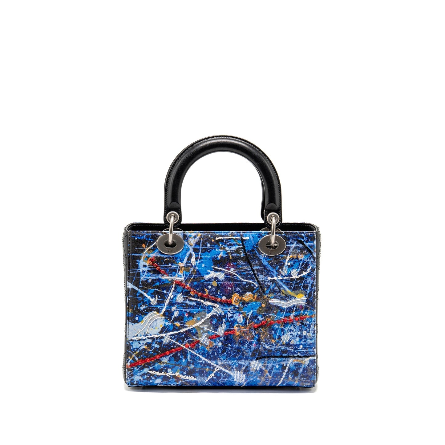 Dior Medium Lady Dior Art Purse Betty Mariani Limited Edition Leather Multicolour