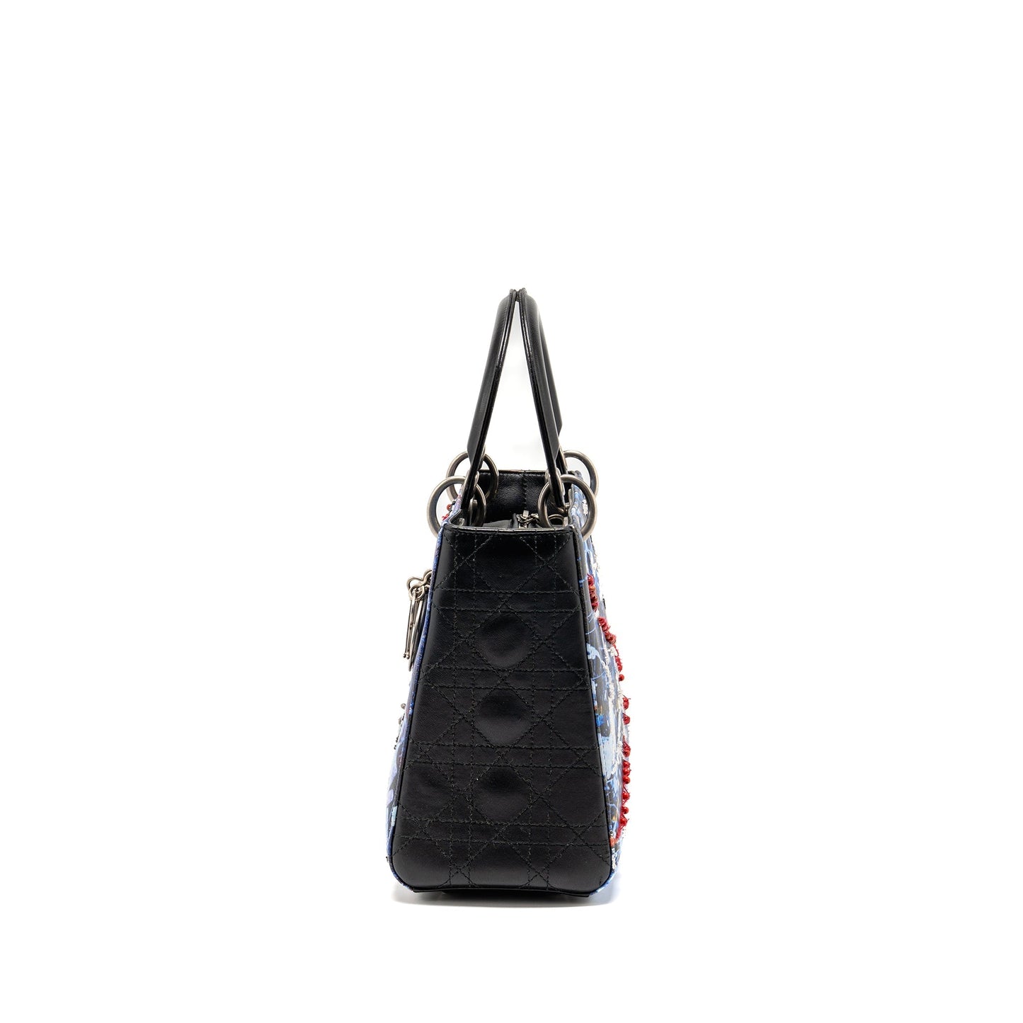 Dior Medium Lady Dior Art Purse Betty Mariani Limited Edition Leather Multicolour