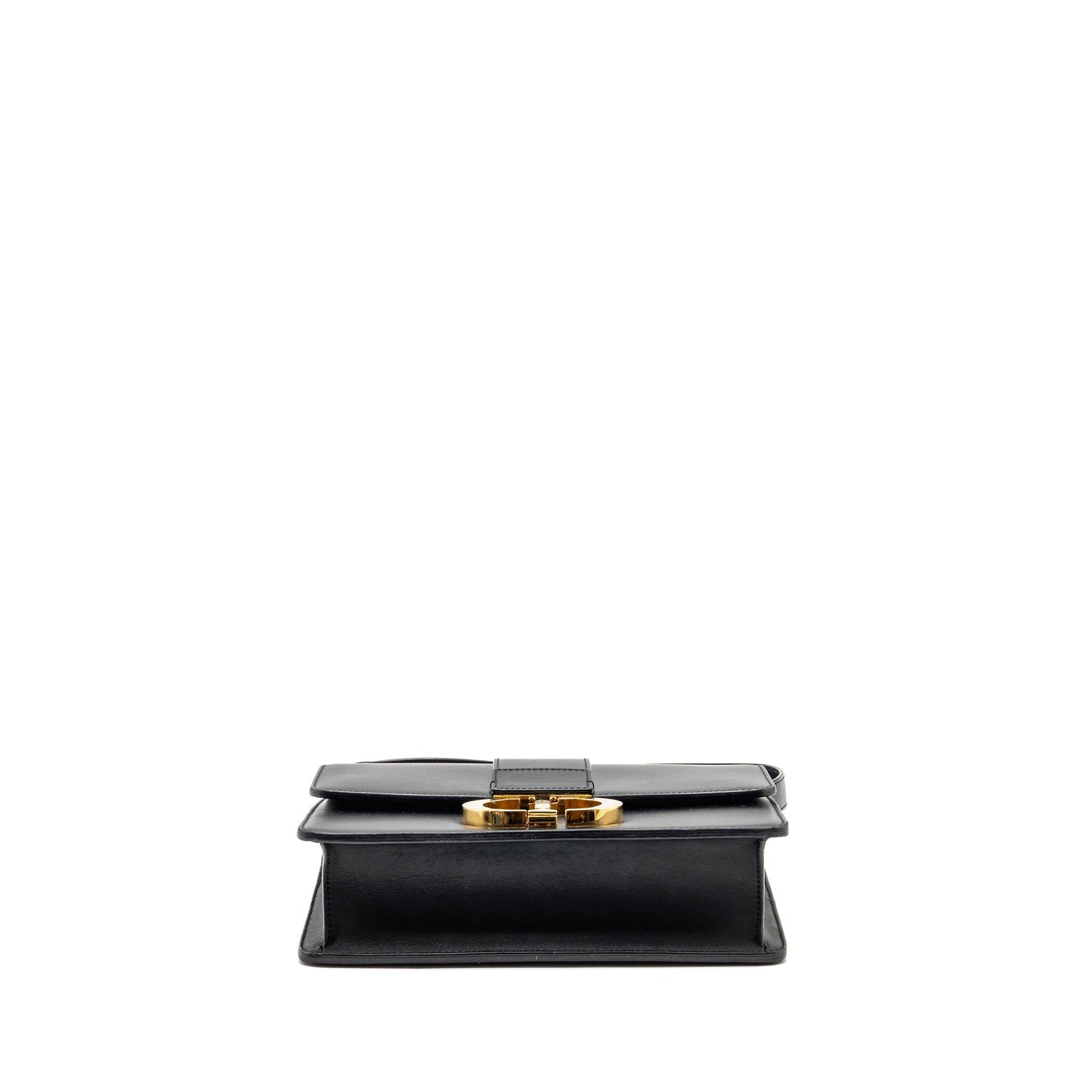 Dior Medium 30 Montaigne Flap Purse Calfskin Black