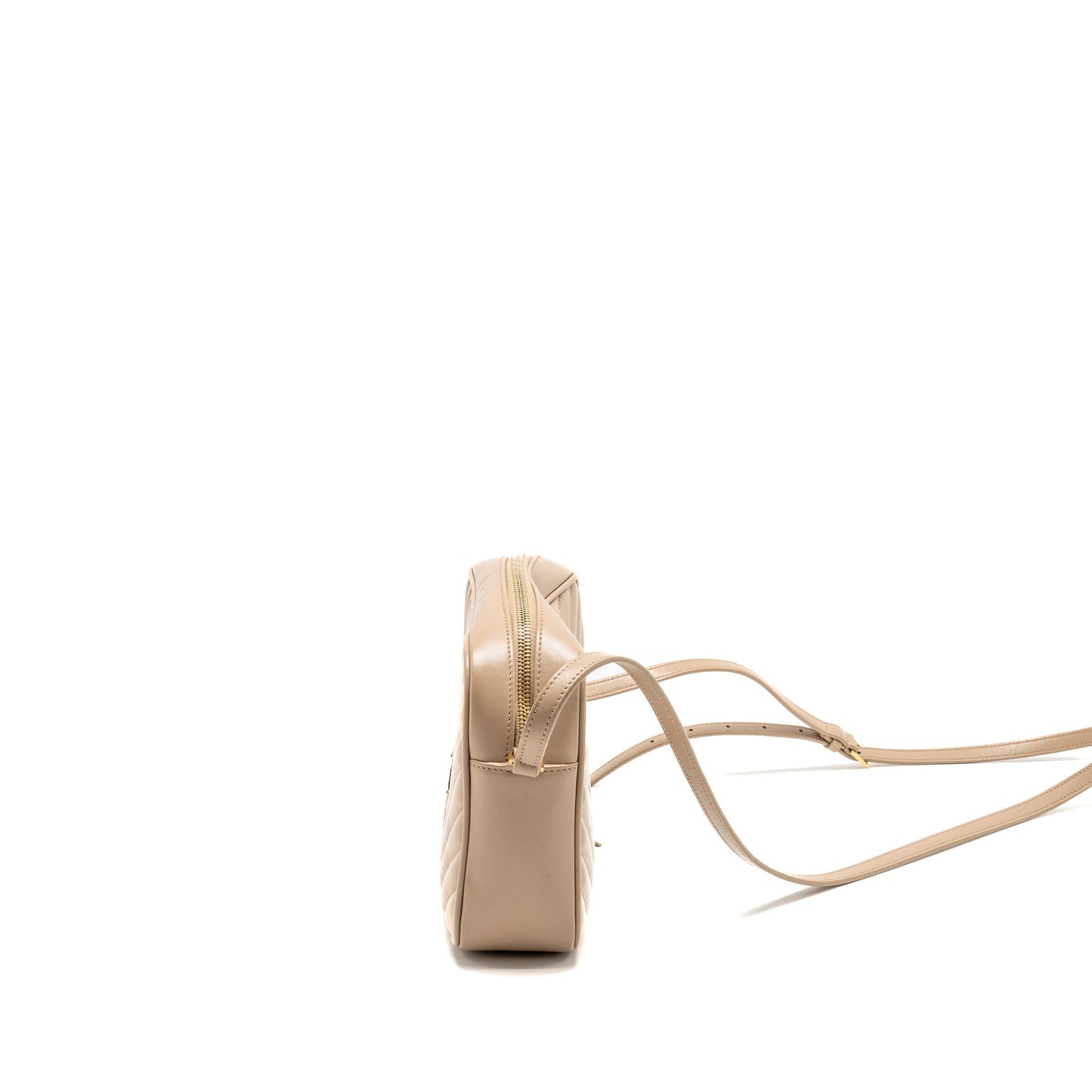 Saint Laurent/ Lou Camera Purse Calfskin Beige