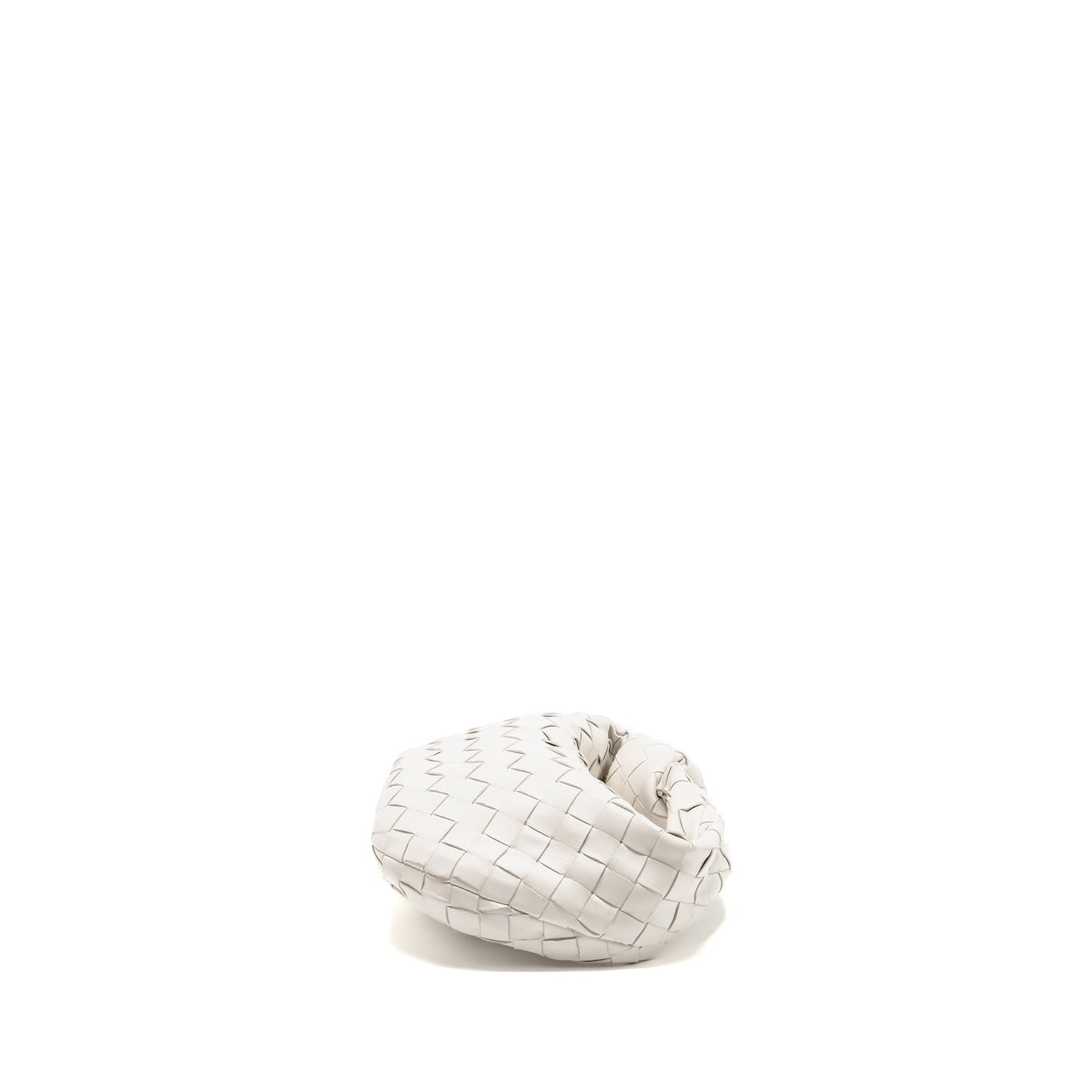 Bottega Veneta Mini Jodie leather white