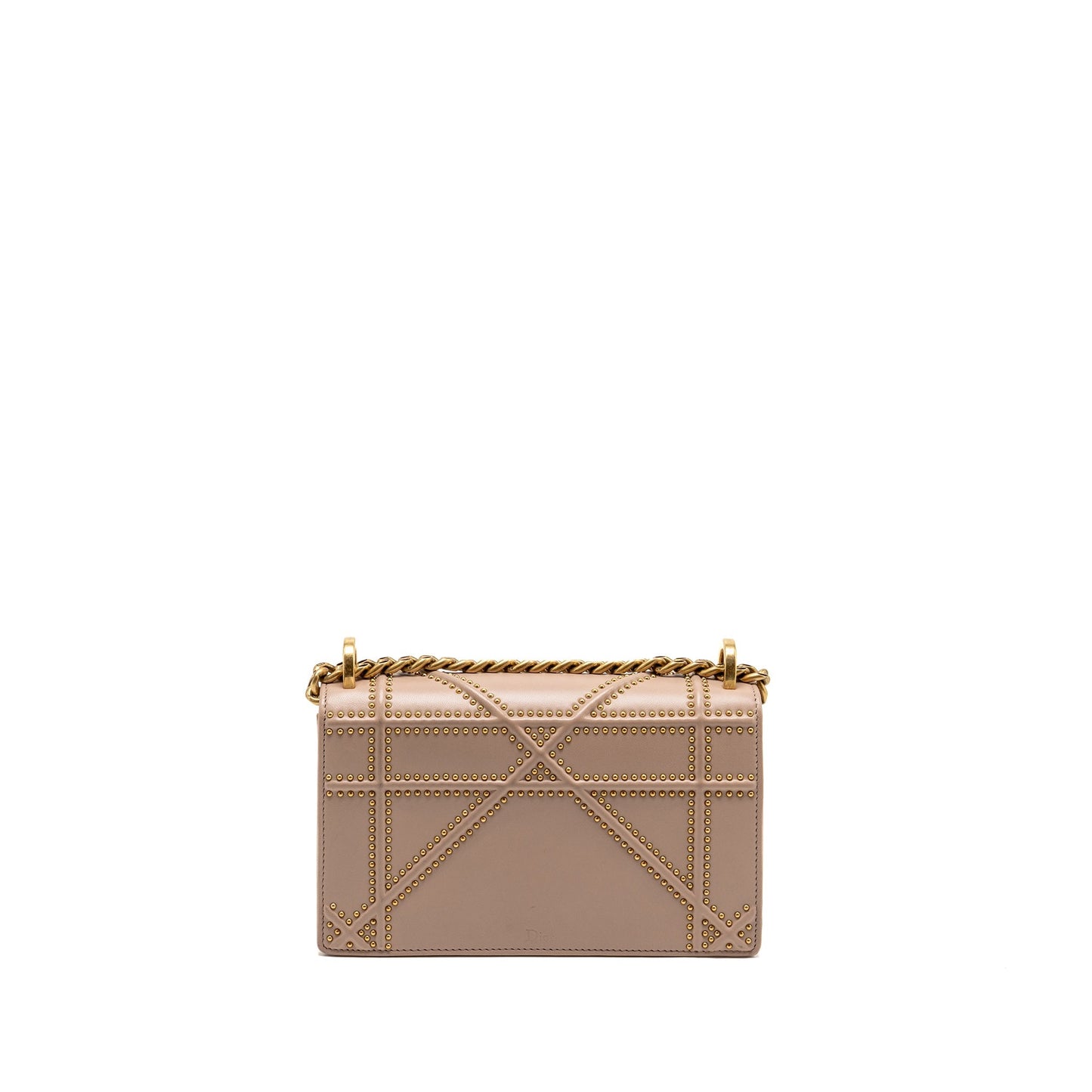 Dior Small Studded Diorama Dark Pink