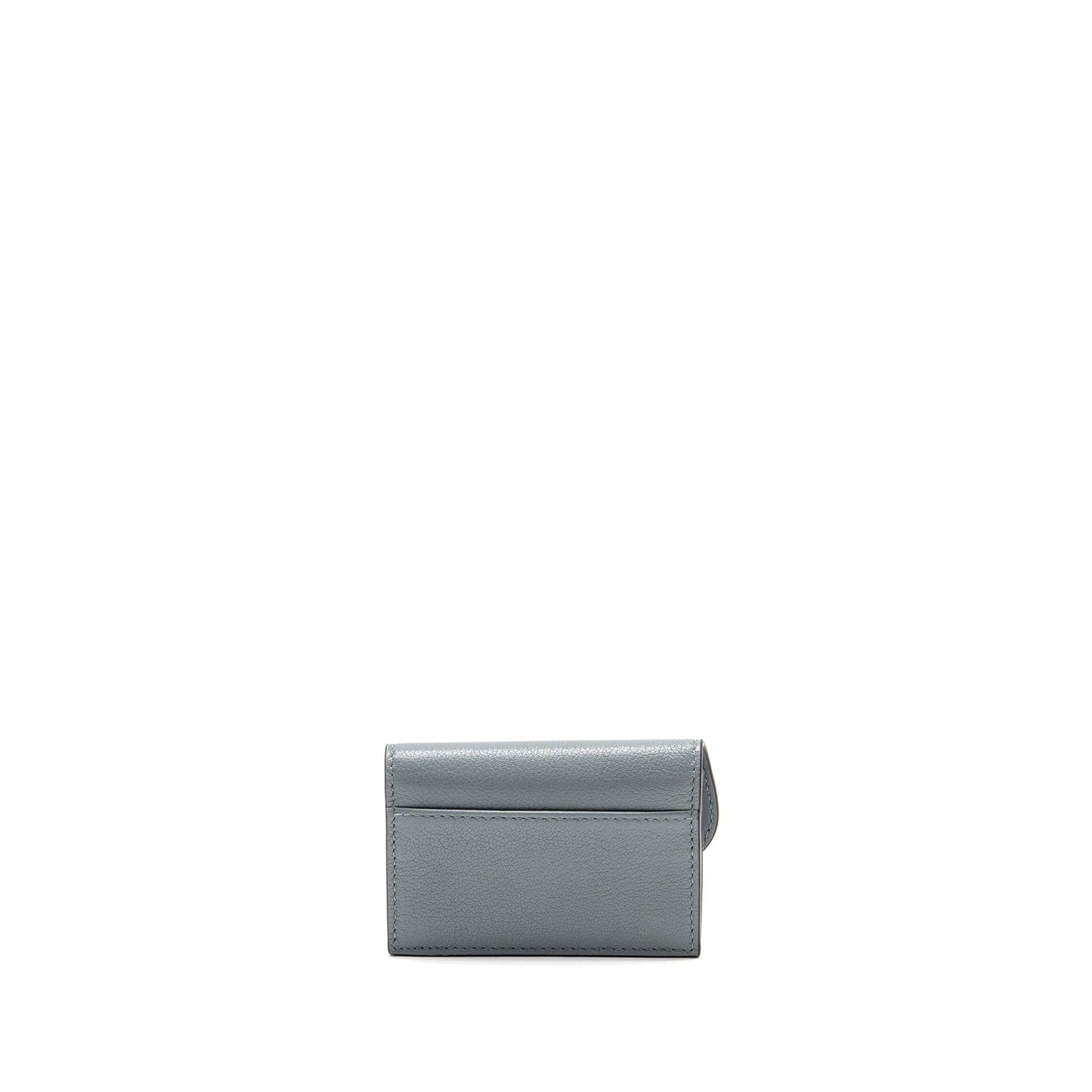 Dior Saddle Bloom Card Holder Goatskin Cloud Blue