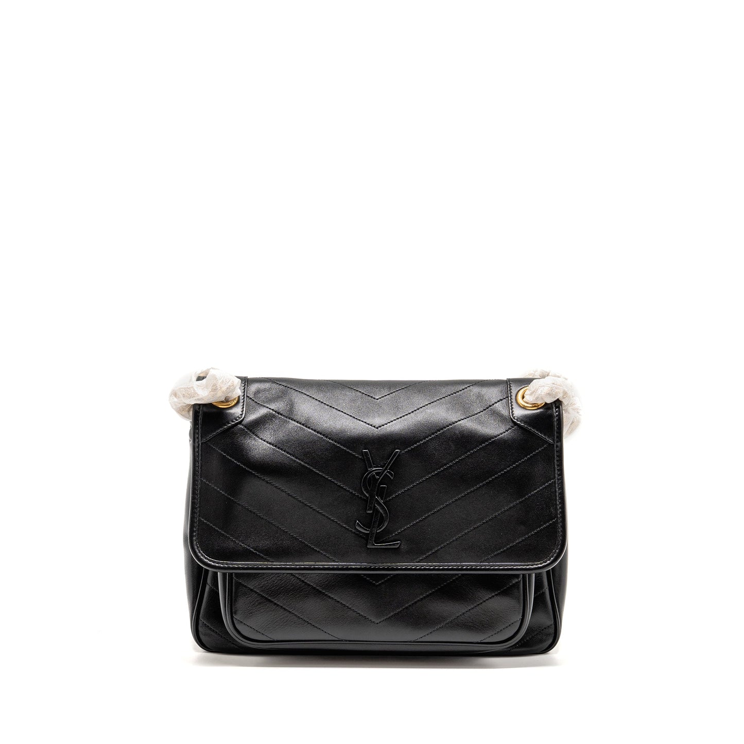 Saint Laurent Medium Niki Purse Lambskin Black
