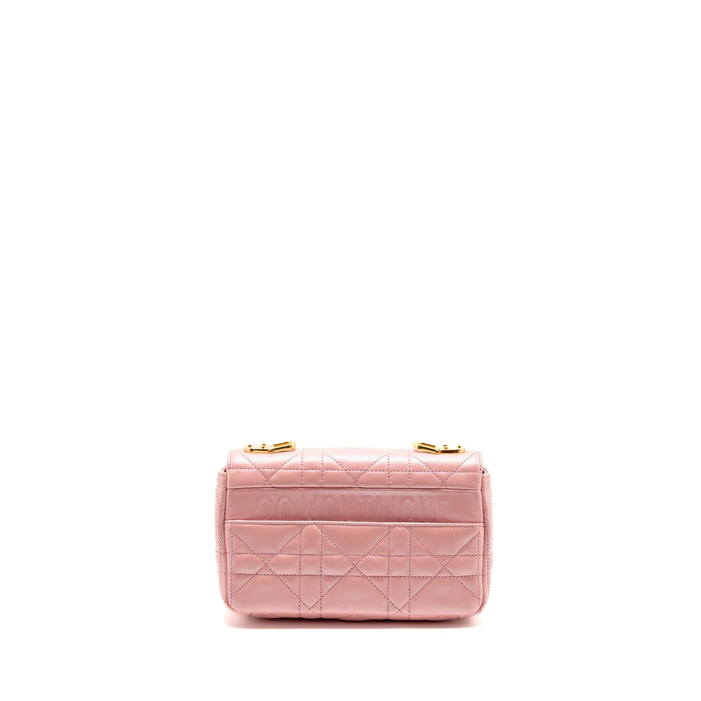Dior Small Soft Caro Purse Lambskin Melocoton