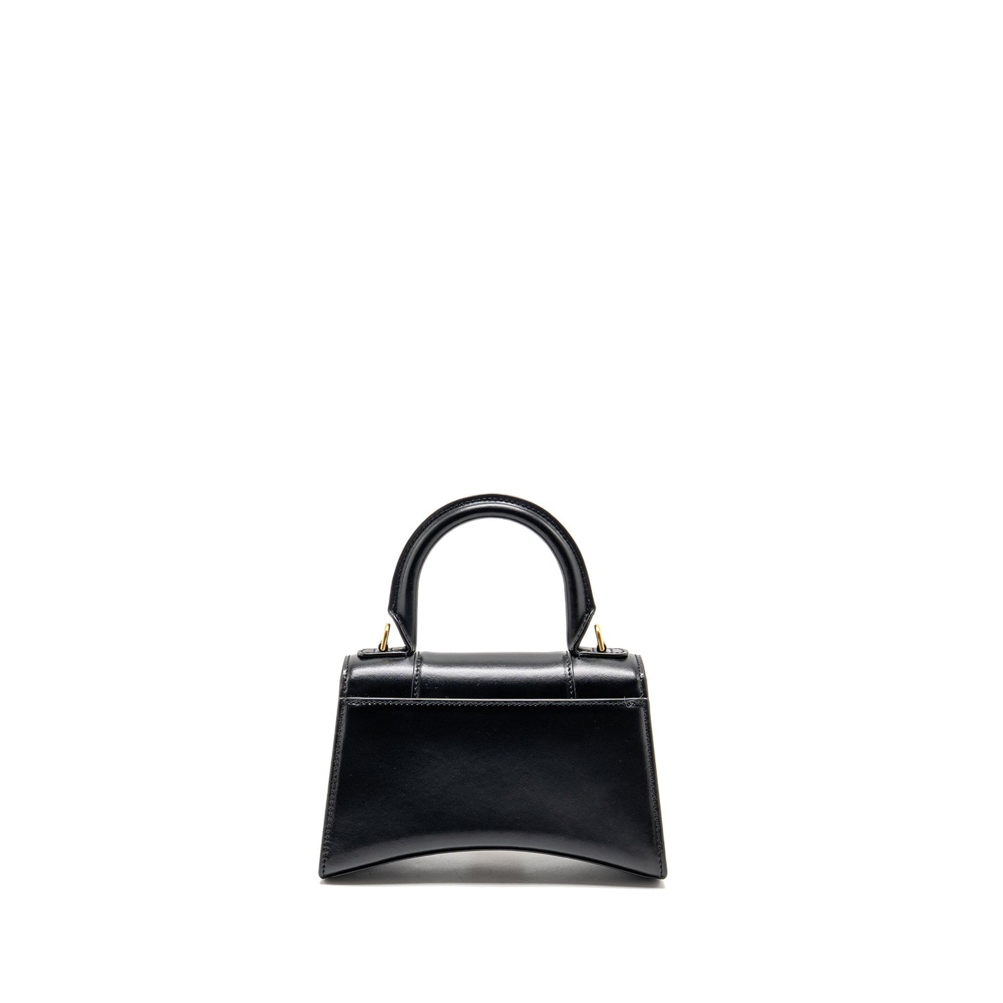 Balenciaga Hourglass Purse Calfskin Black