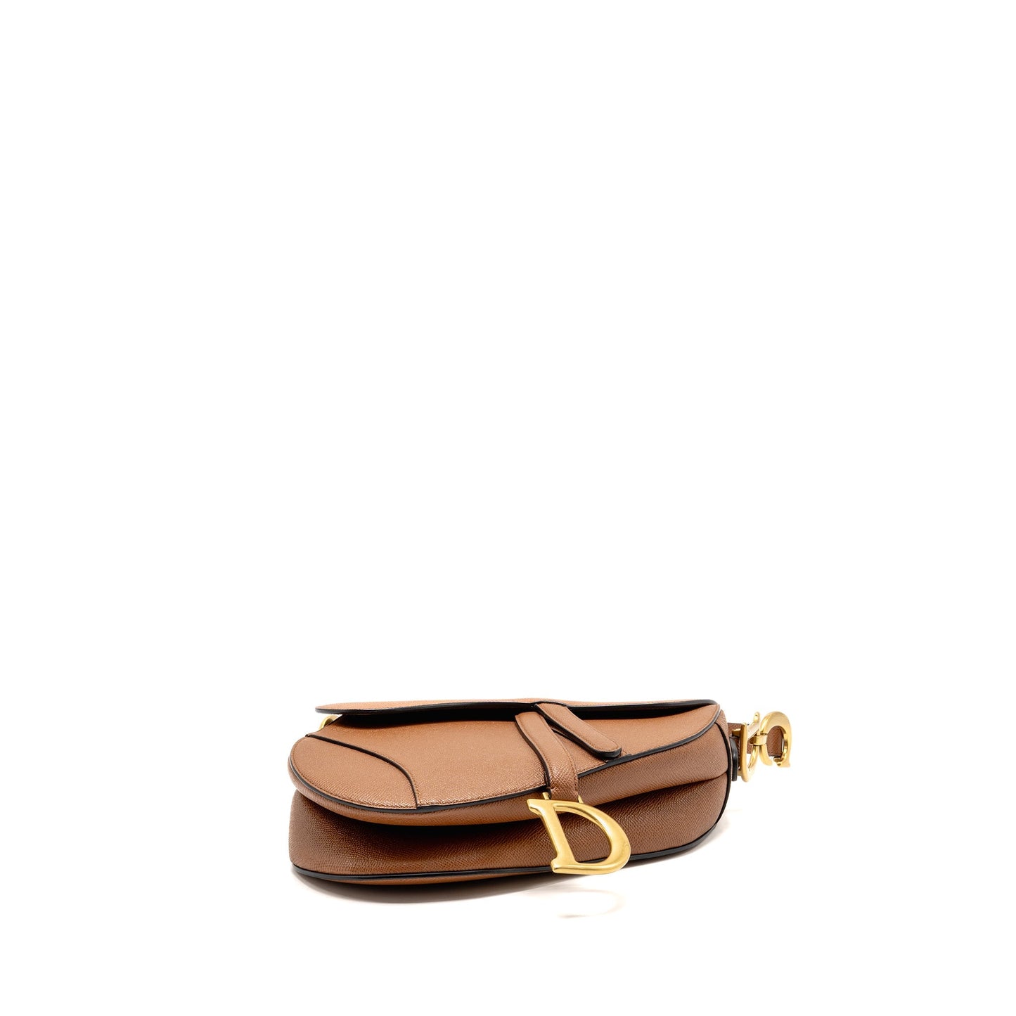 Dior Medium Saddle Purse Calfskin Caramel