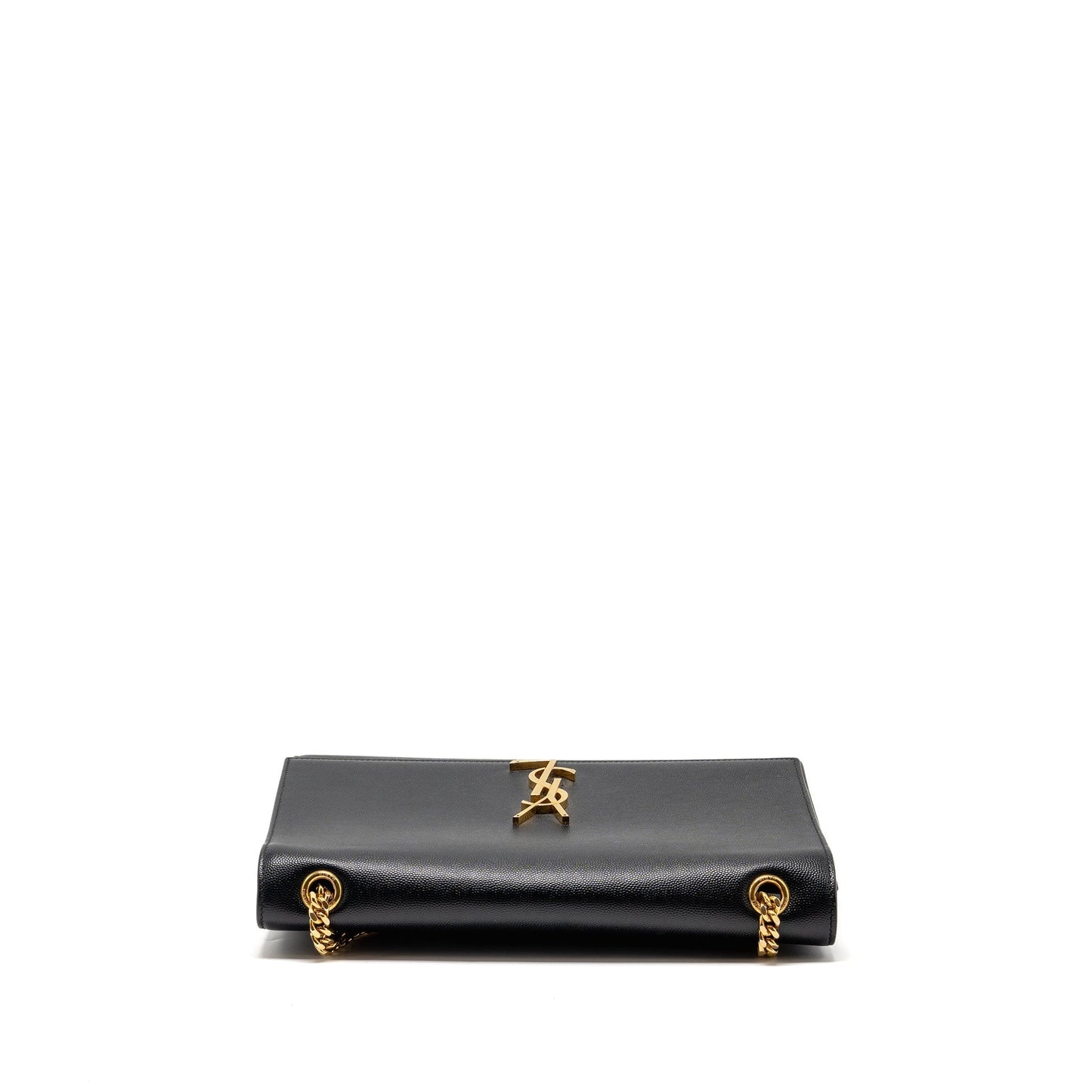 Saint Laurent/ Large Kate Chain Purse Grained Calfskin Black