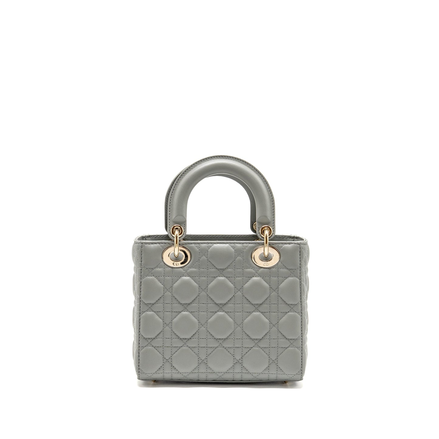 Dior Small Lady Dior My ABCDior Purse Lambskin Grey Stone